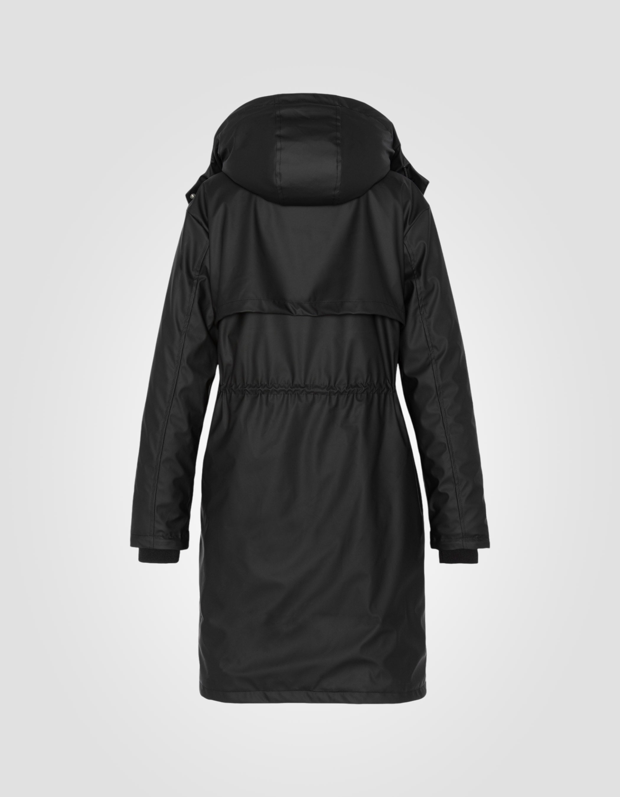 Long rubber-look parka-10