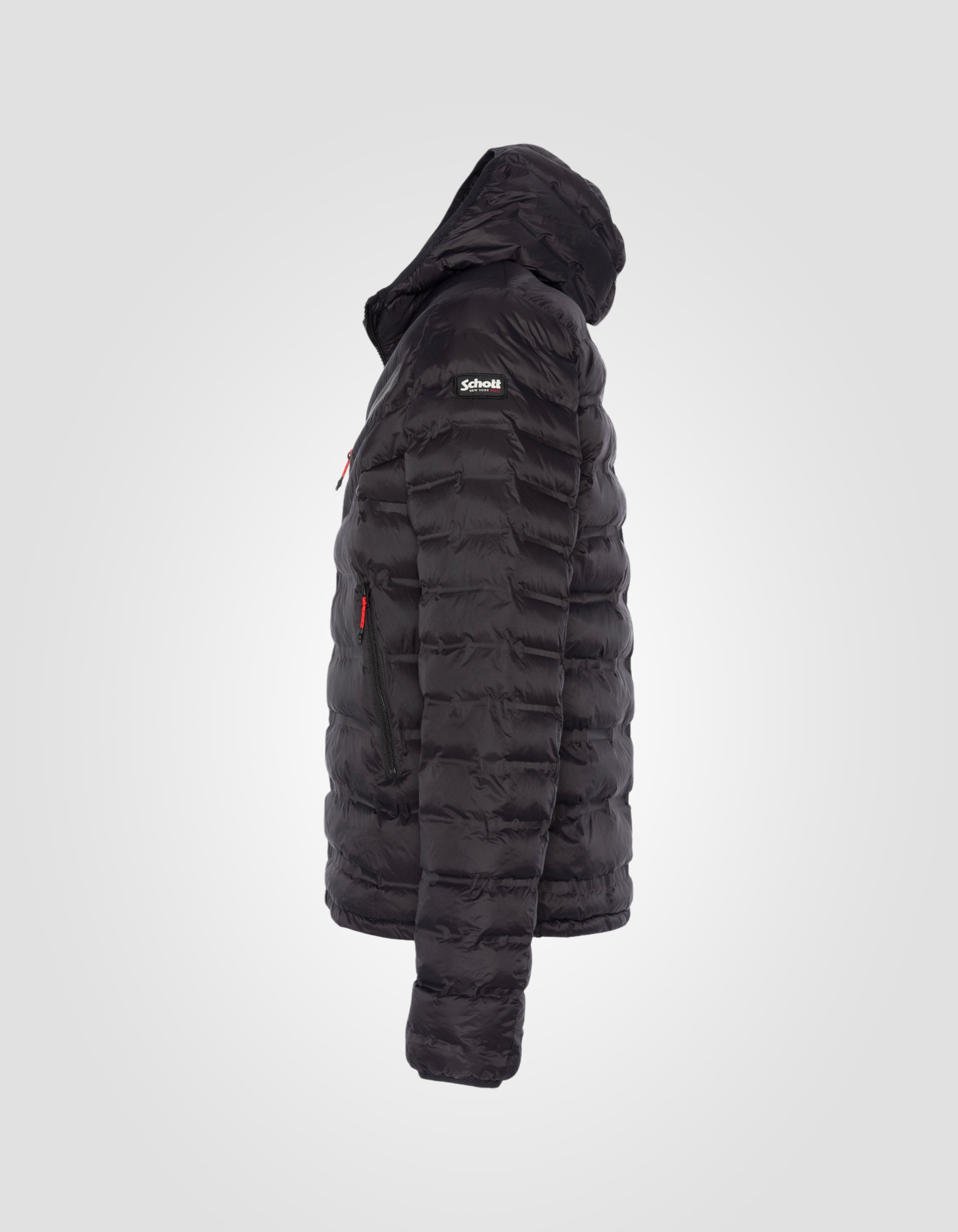 Lightweight hooded puffer jacket-7