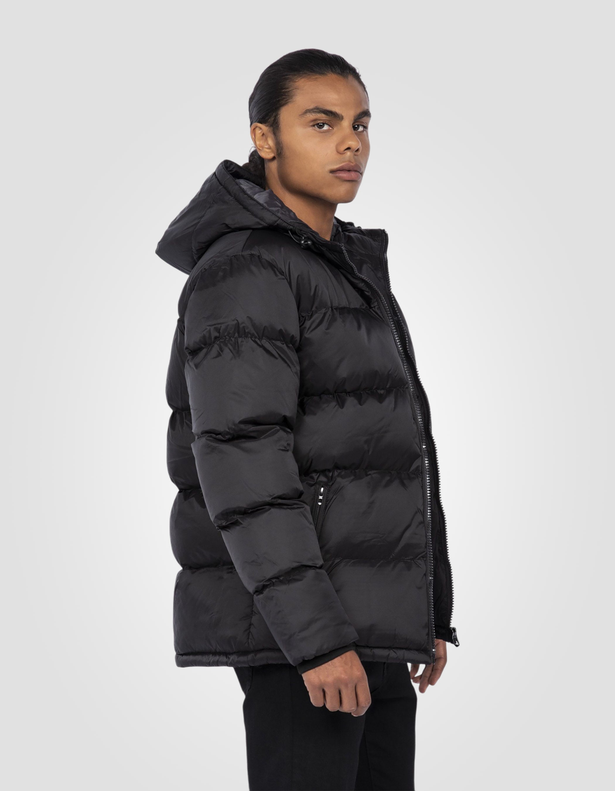 Hooded puffer jacket-5