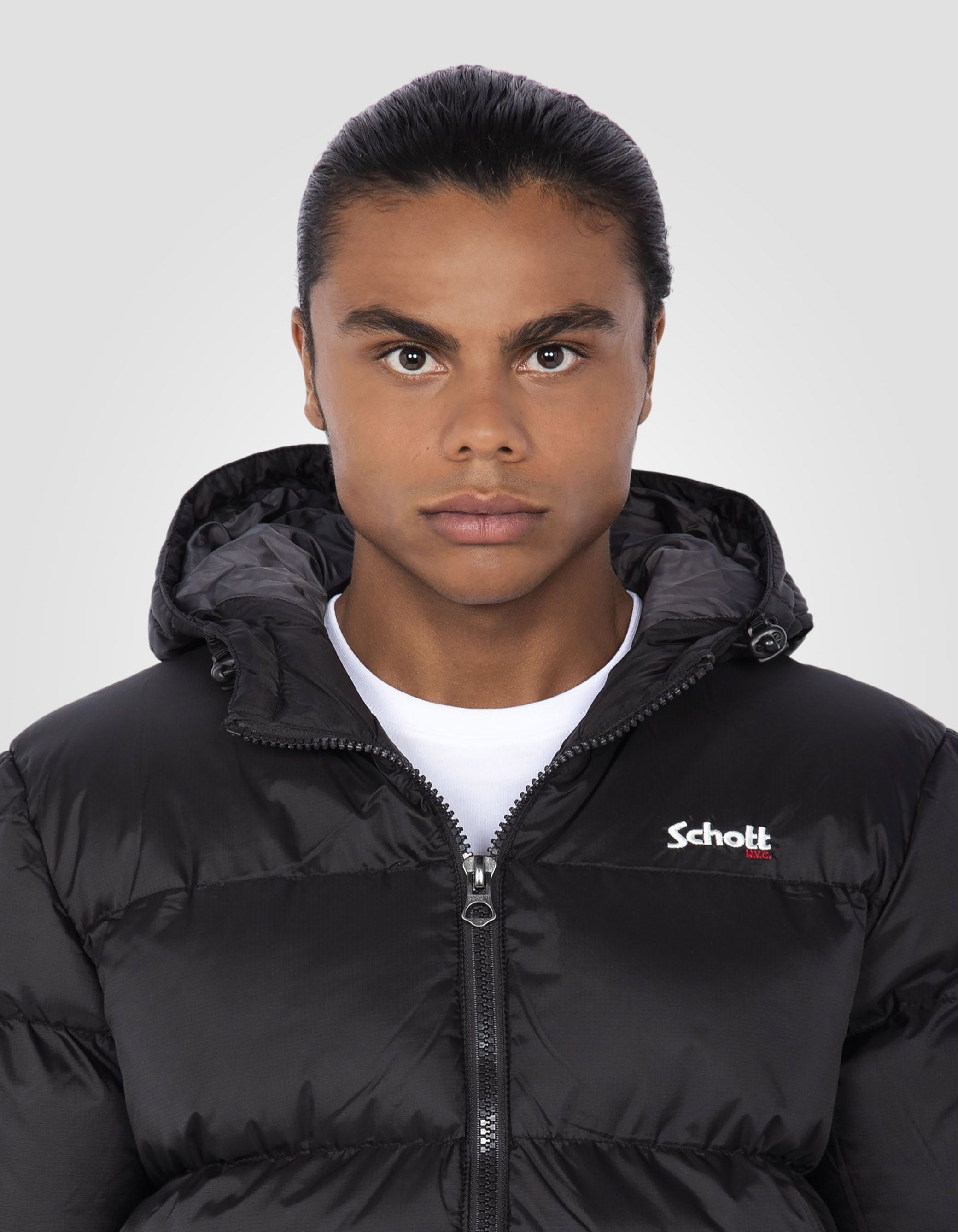 Hooded puffer jacket-6