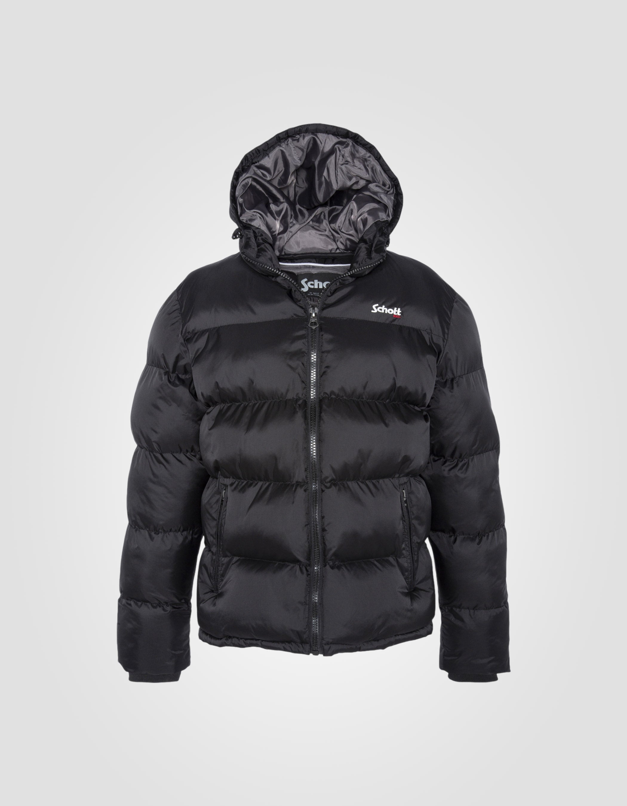 Hooded puffer jacket-1