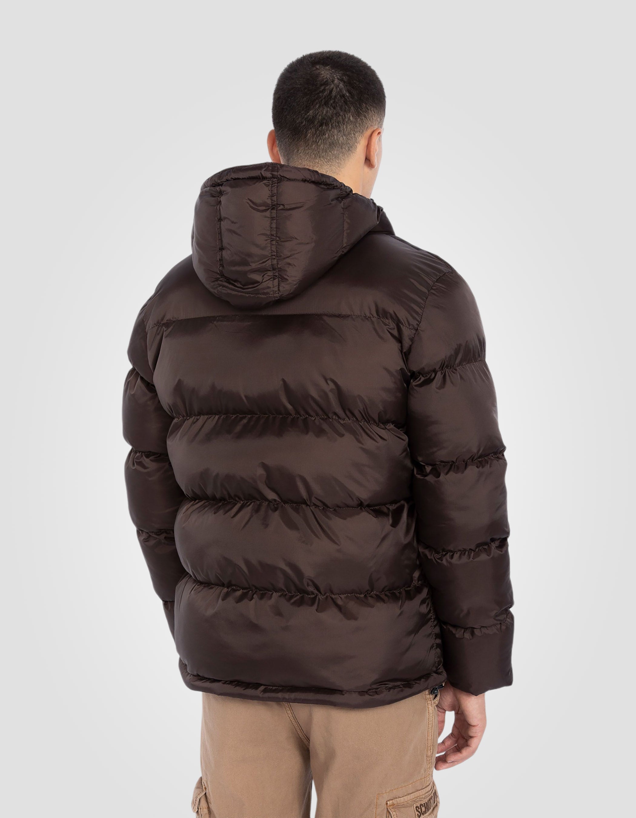 Hooded puffer jacket-6