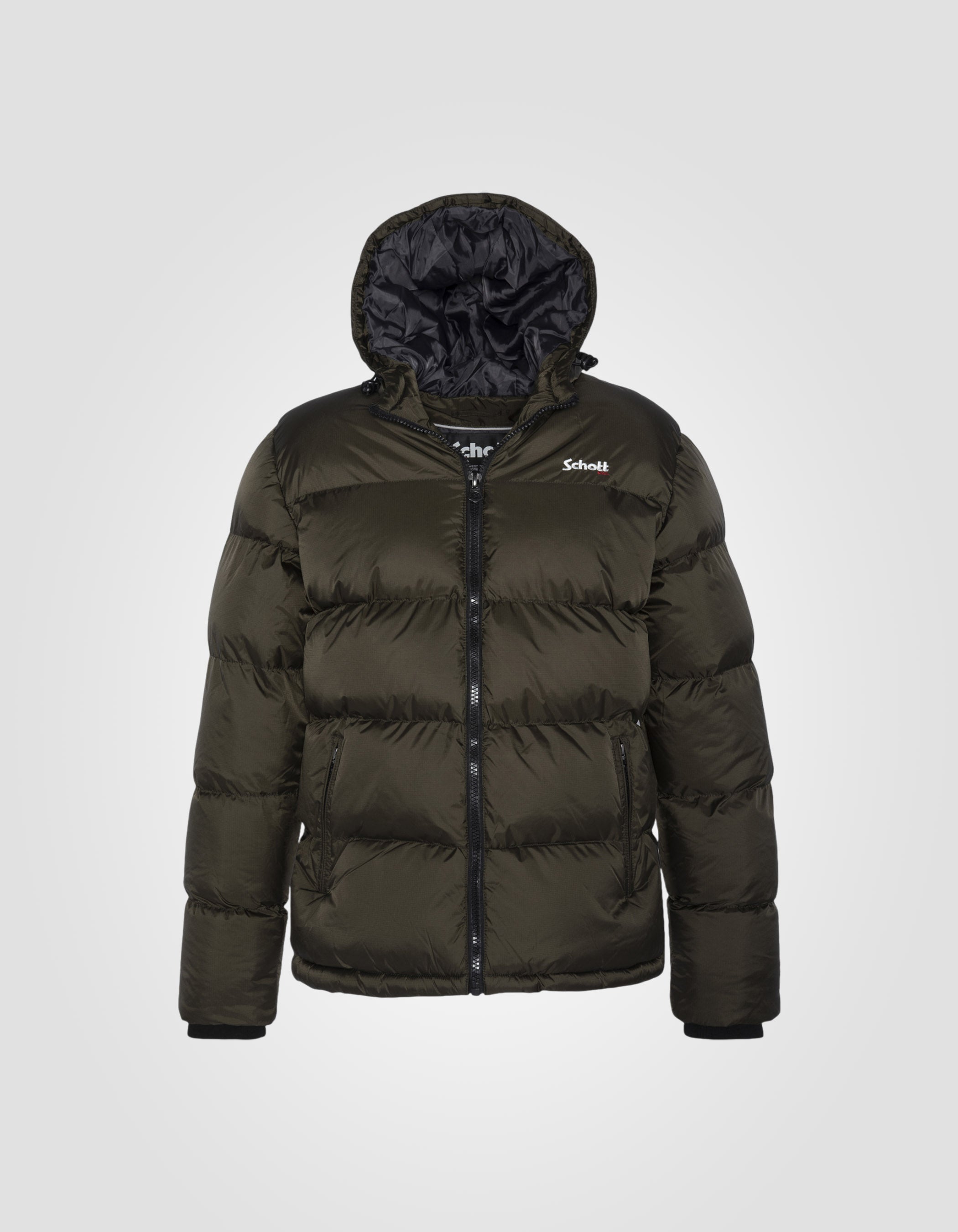 Hooded puffer jacket-1