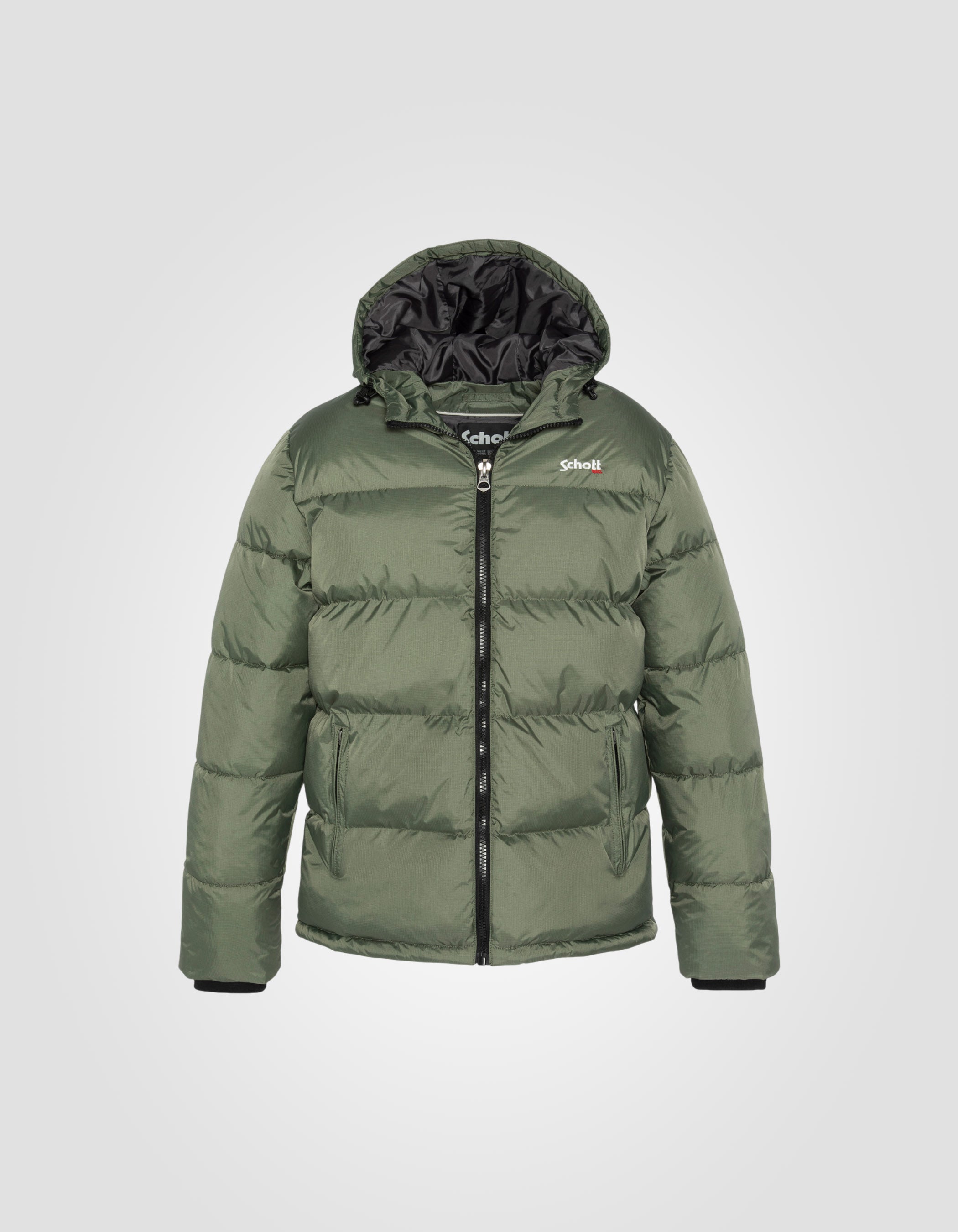 Hooded puffer jacket-1