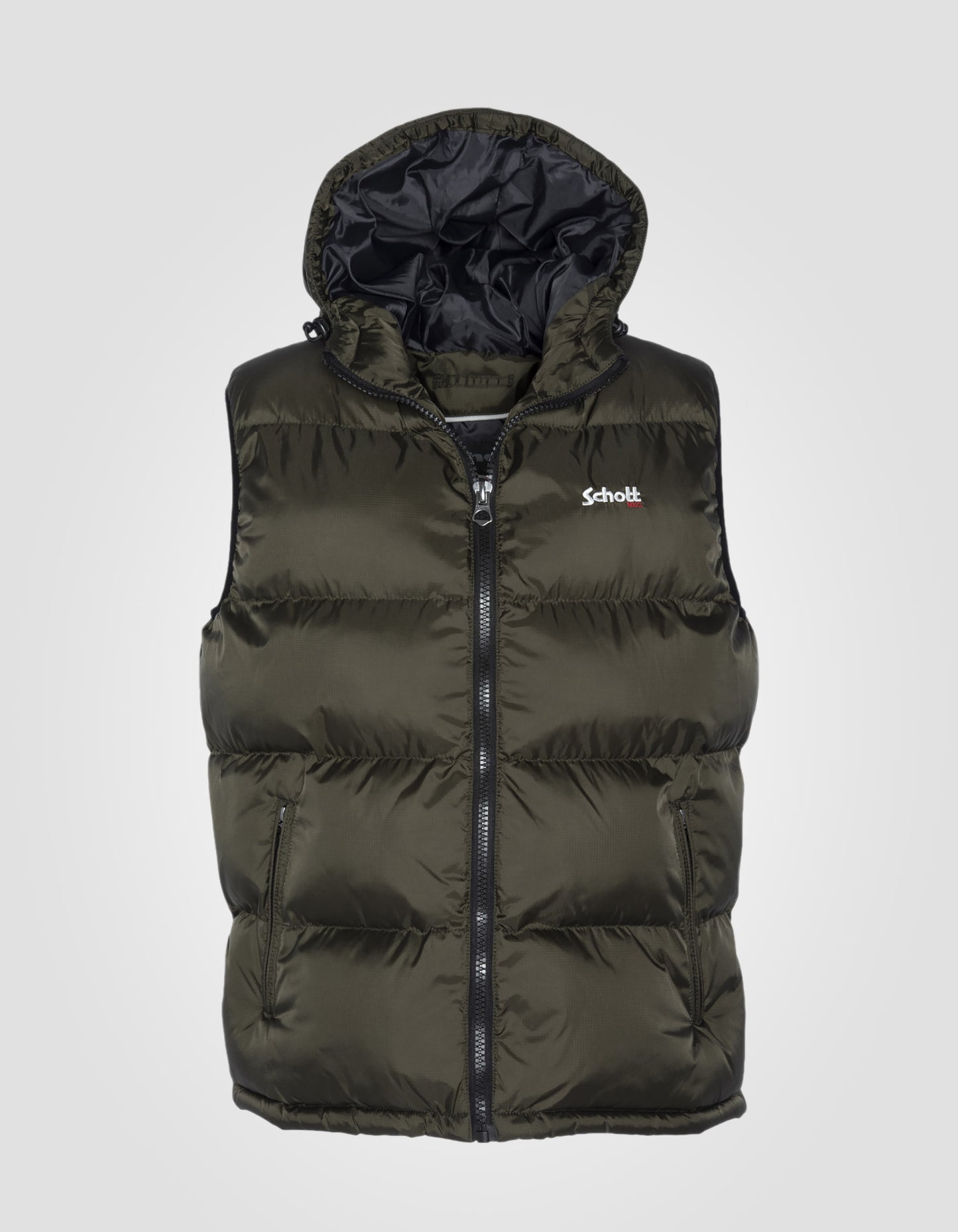 Sleeveless puffer jacket