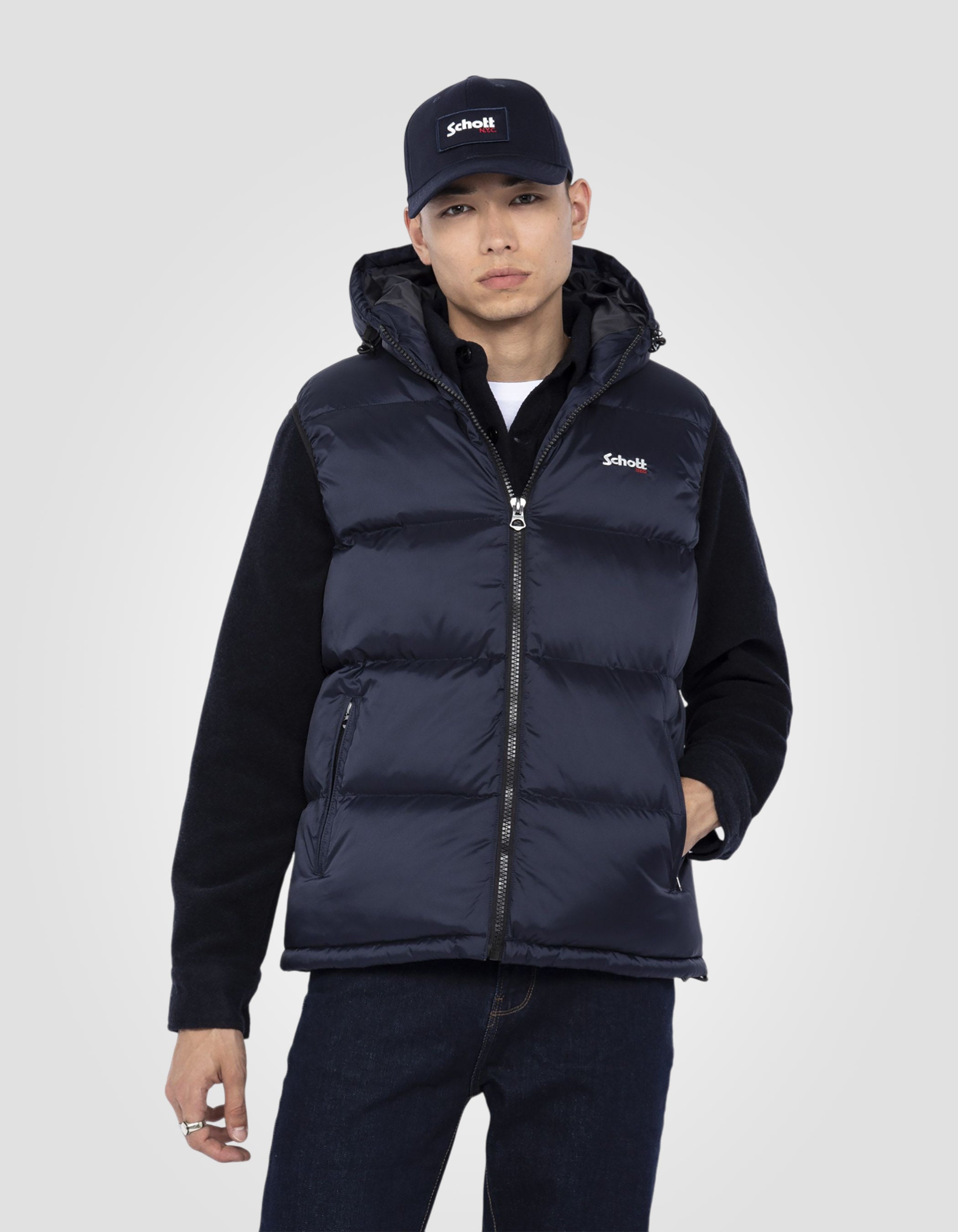 Sleeveless puffer jacket-4