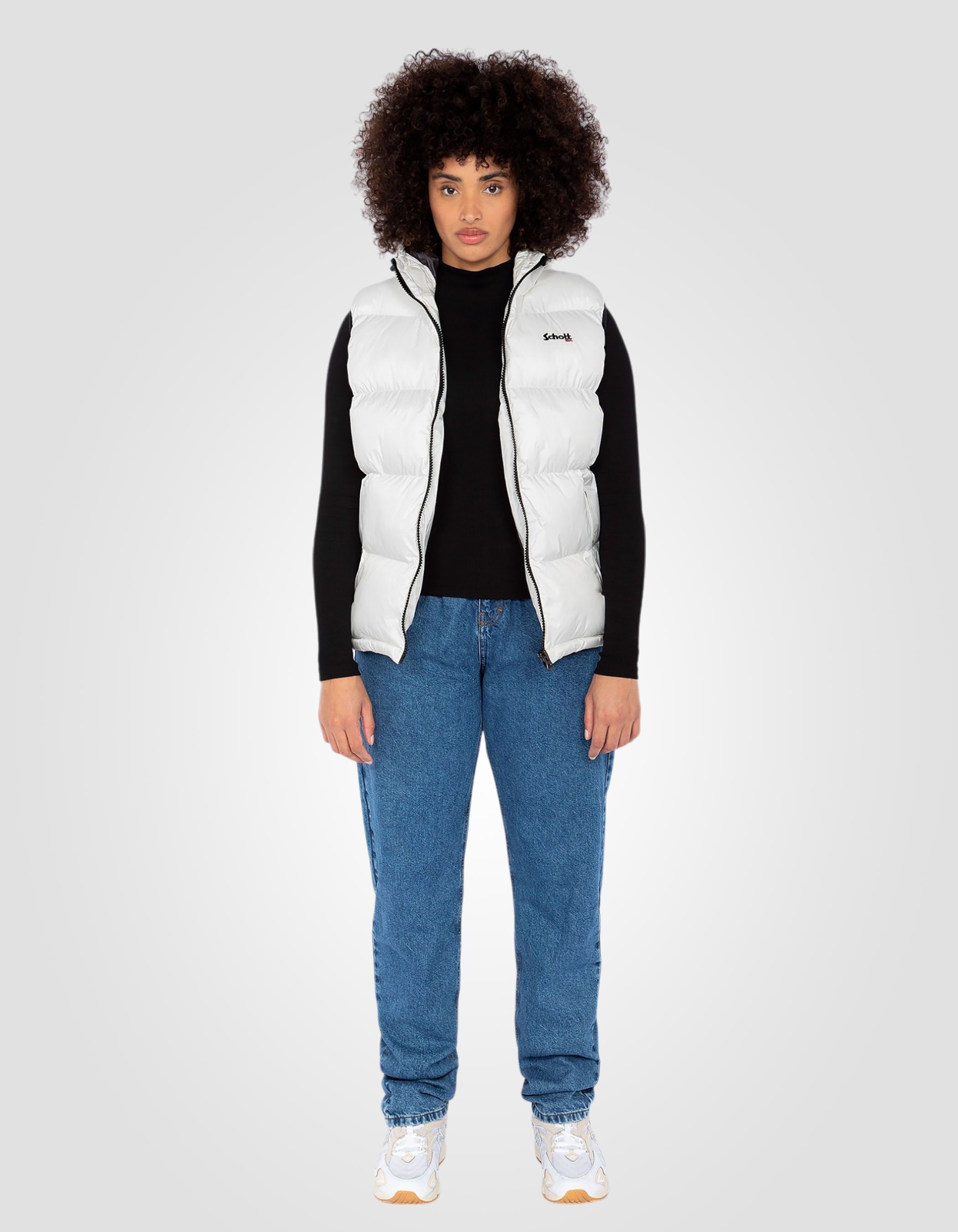 Sleeveless puffer jacket-1