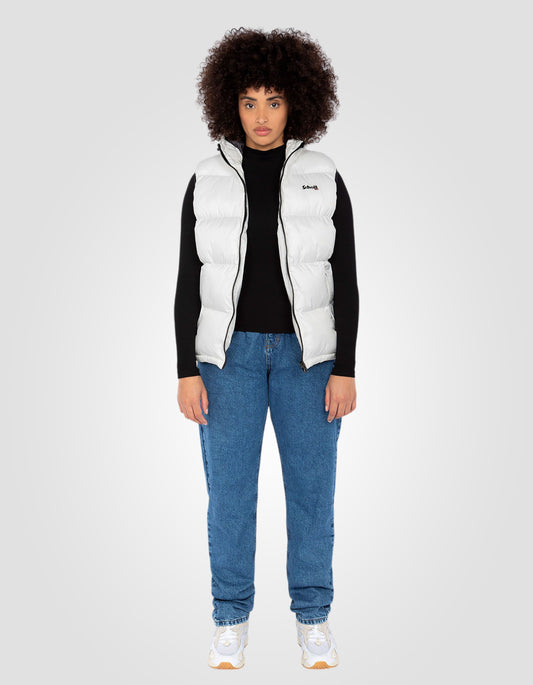 Sleeveless puffer jacket