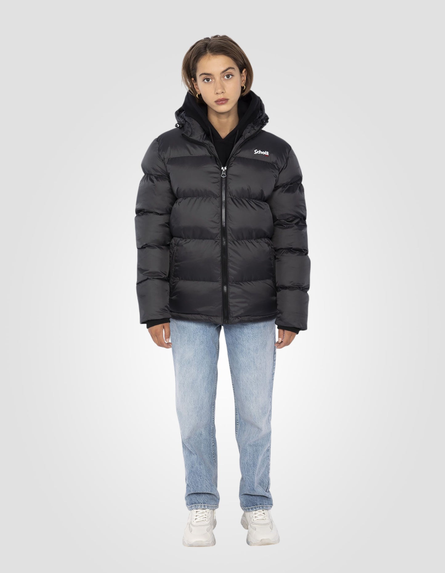 Hooded puffer jacket