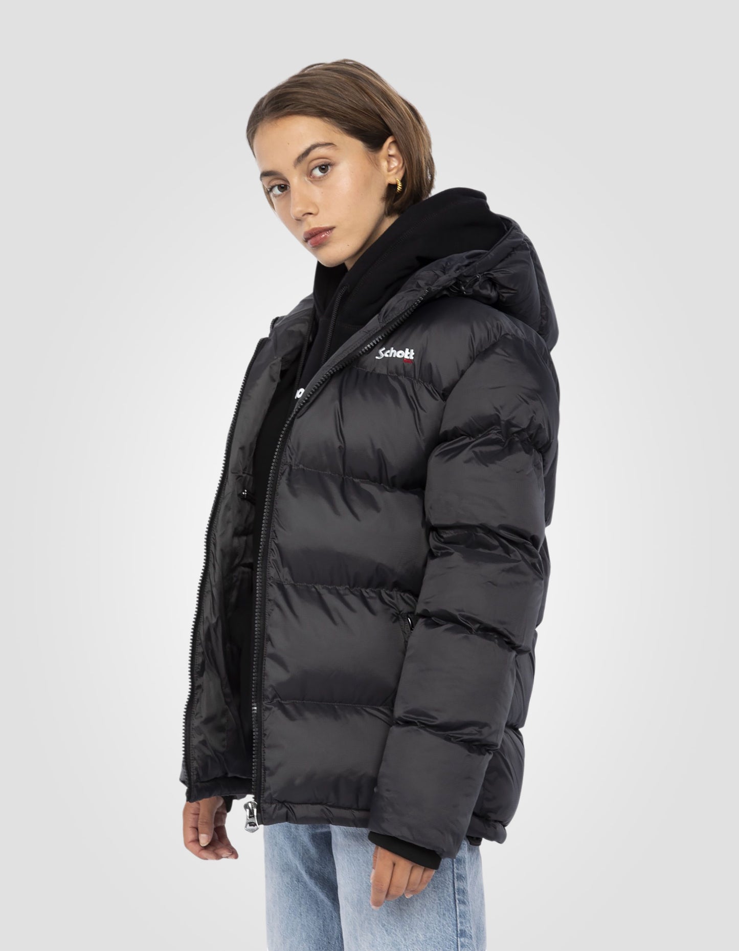 Hooded puffer jacket