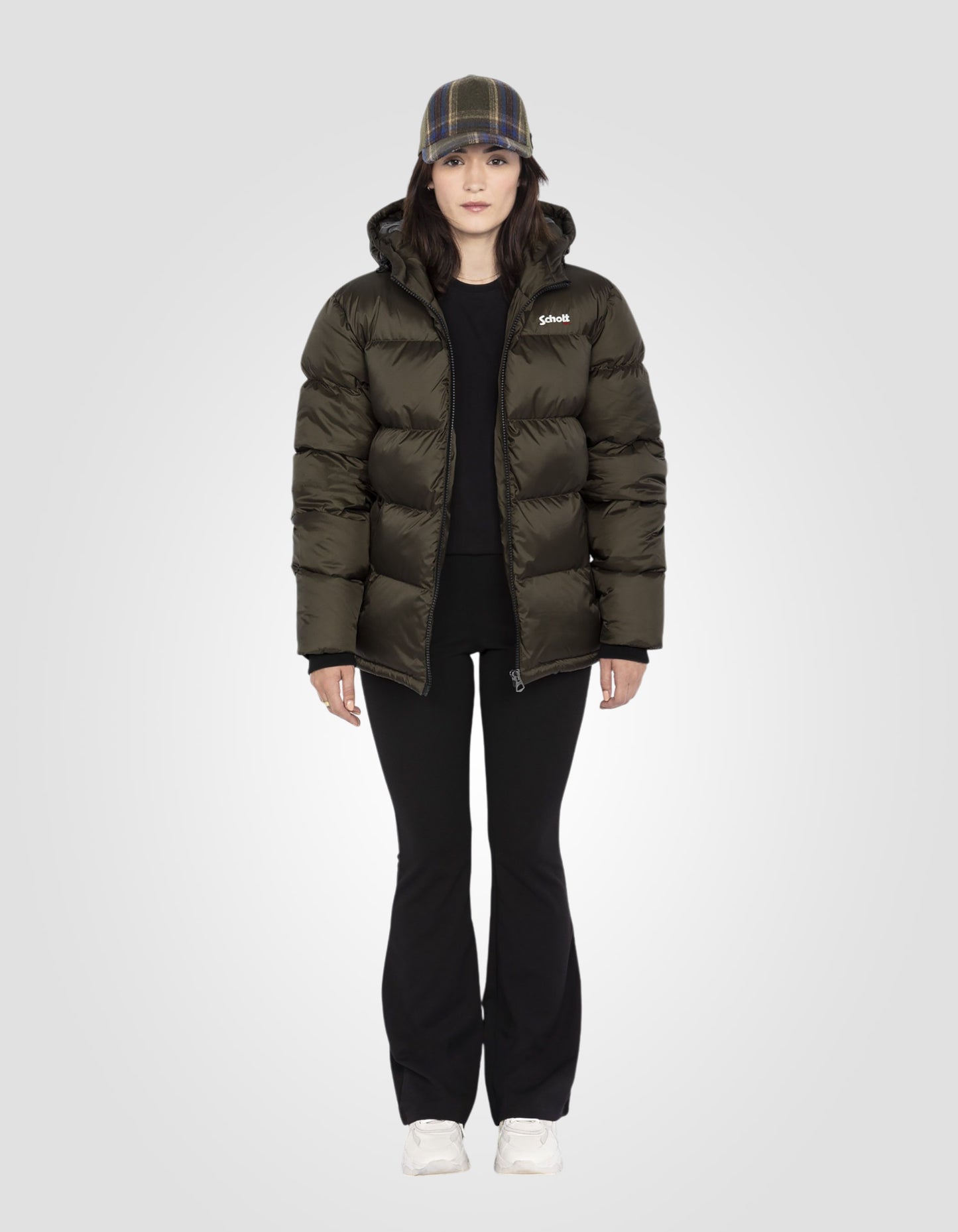 Hooded puffer jacket