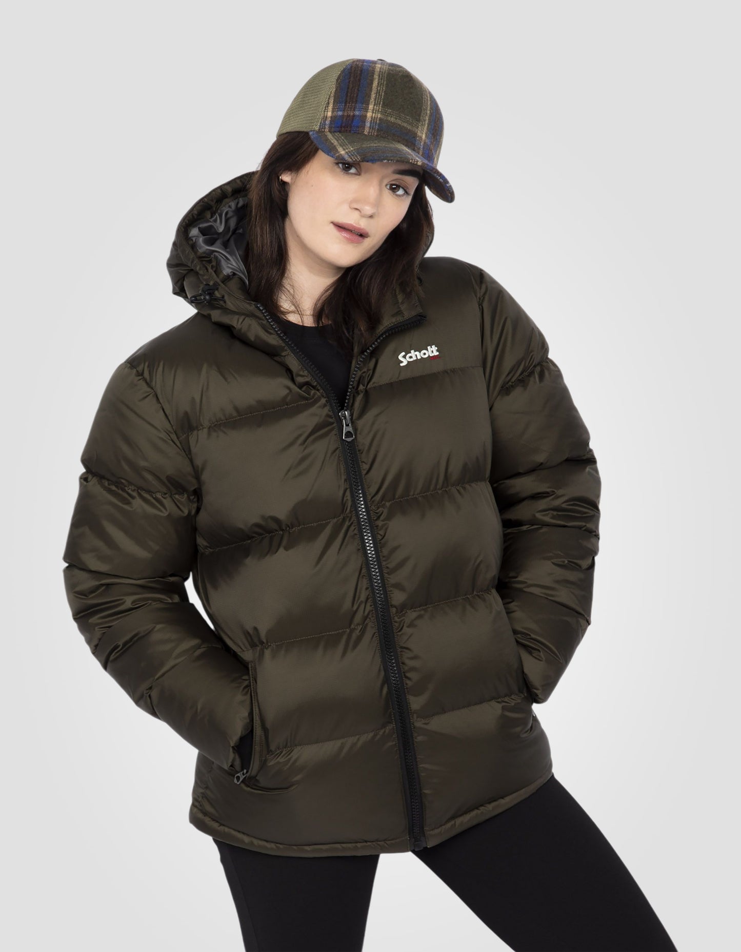 Hooded puffer jacket