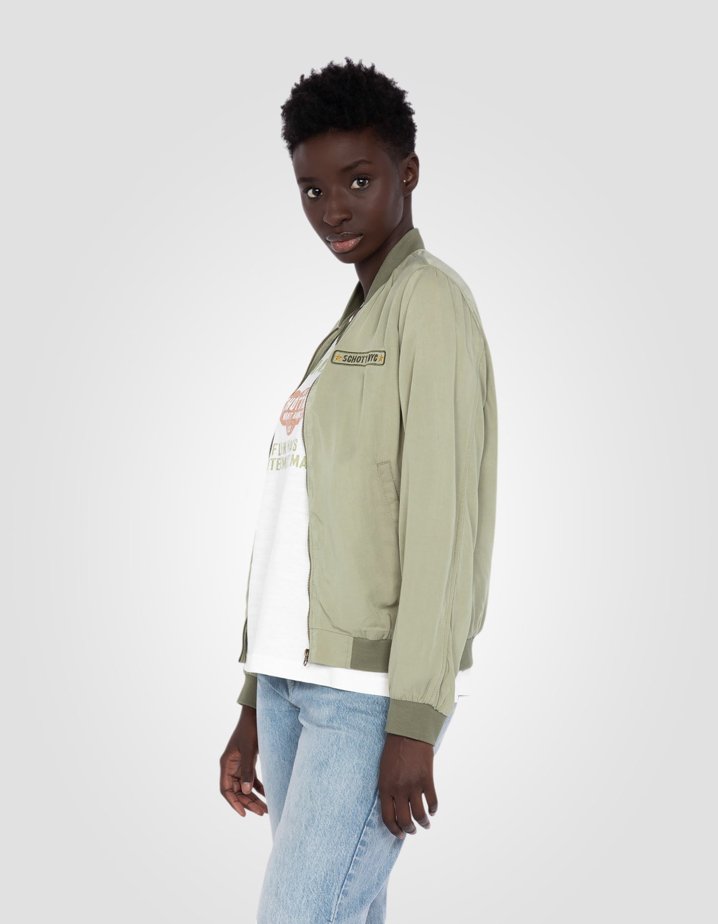 Lightweight bomber jacket