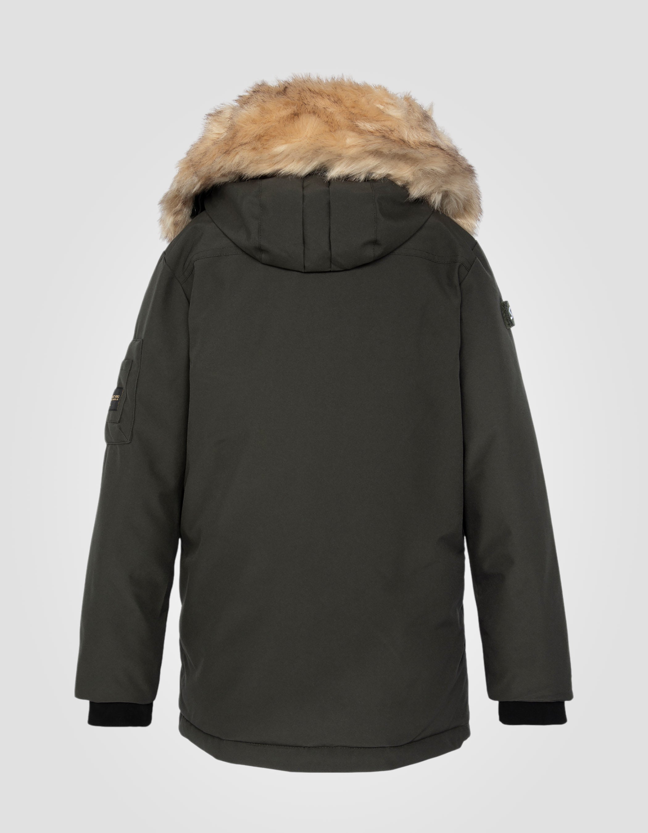 Parka with fixed hood-2