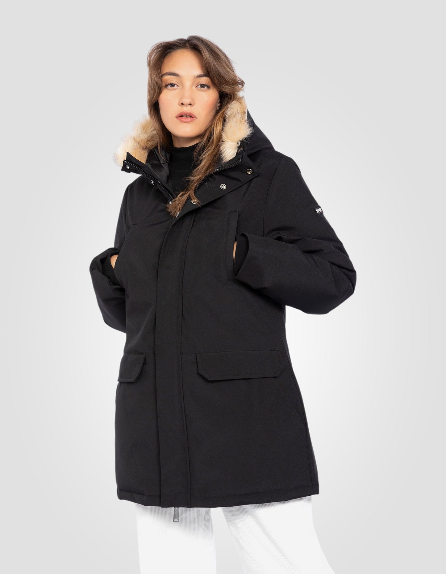 Parka à capuche