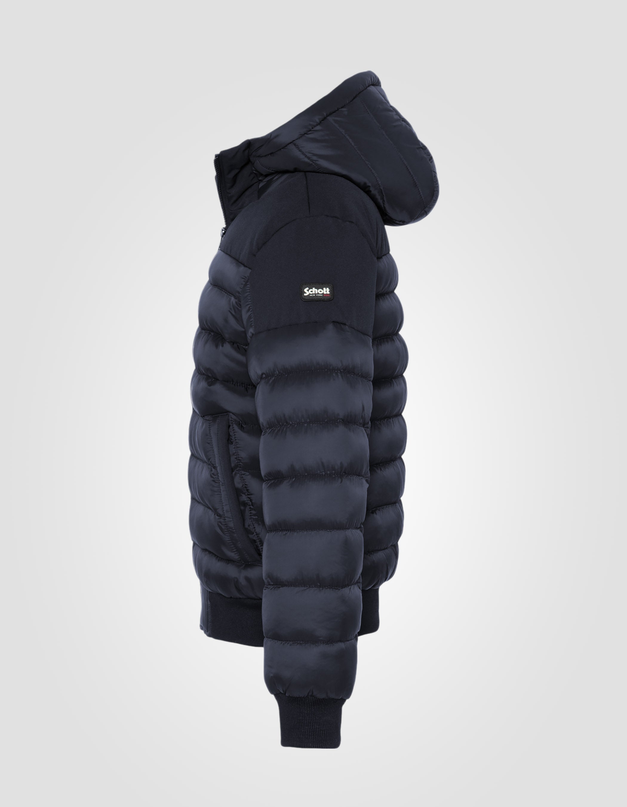 Hooded puffer jacket-3