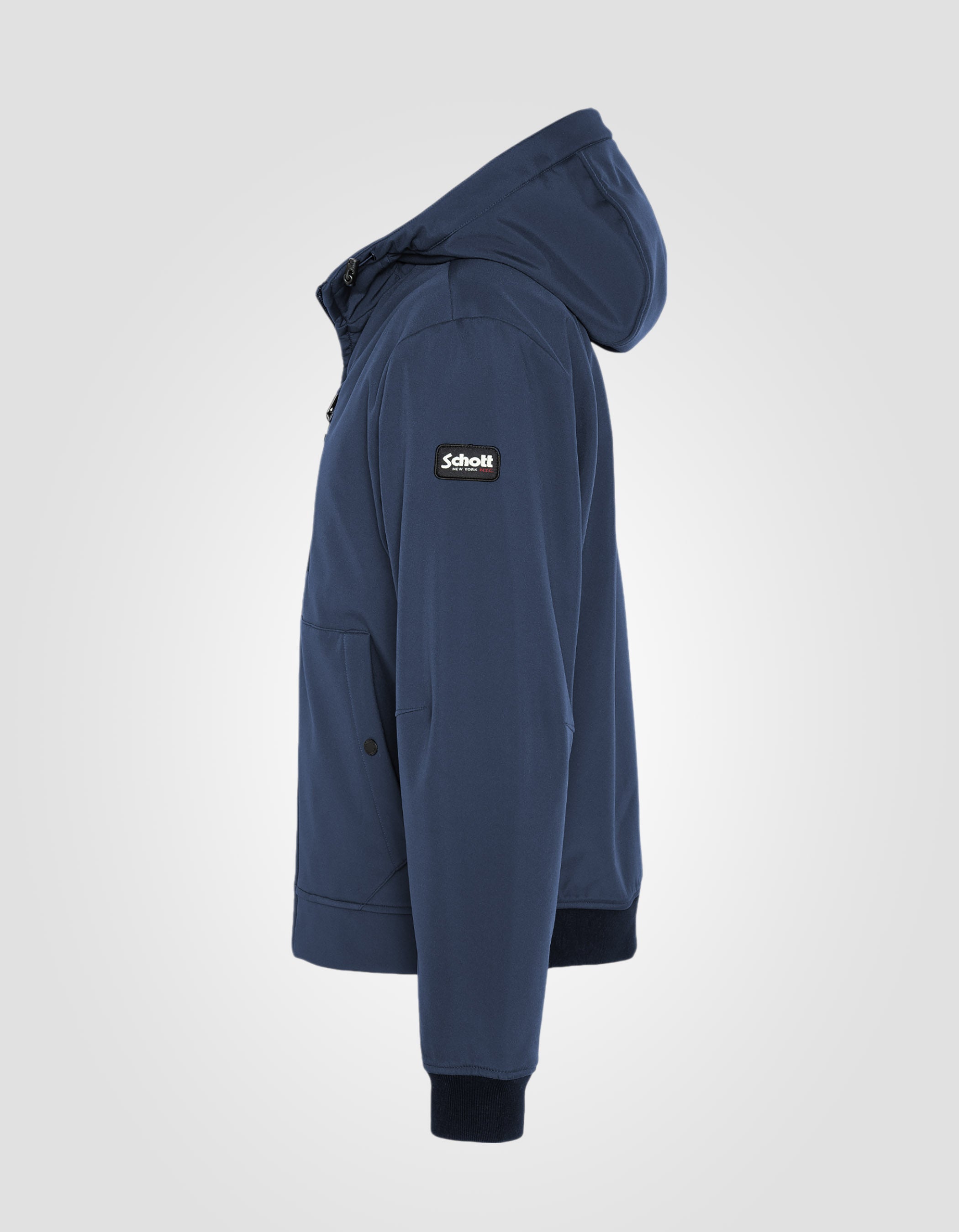 Water-repellent short softshell parka-7