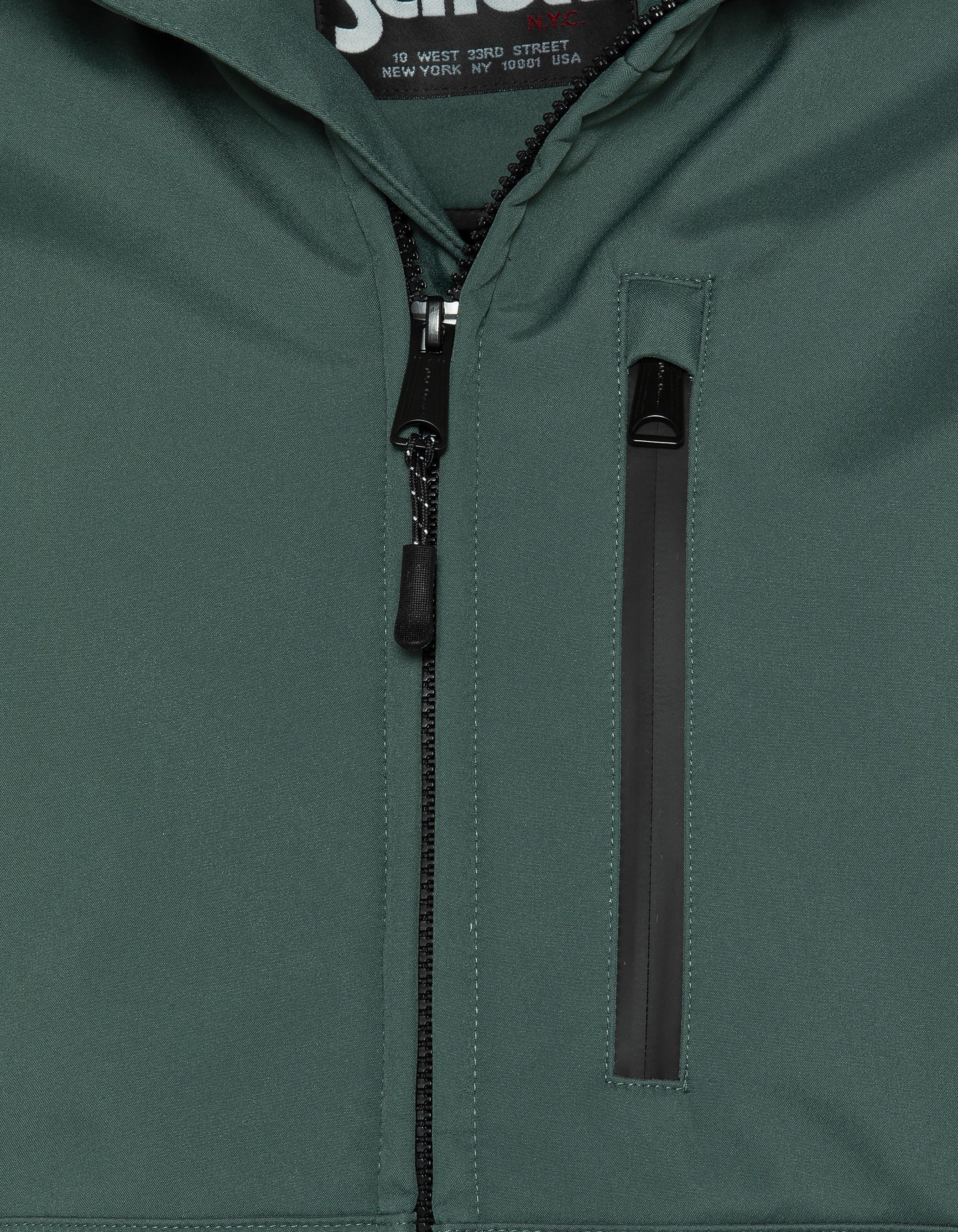 Water-repellent short softshell parka-4