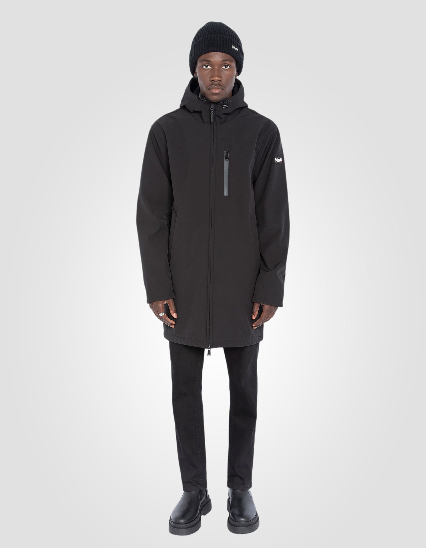 Blouson long urban déperlant