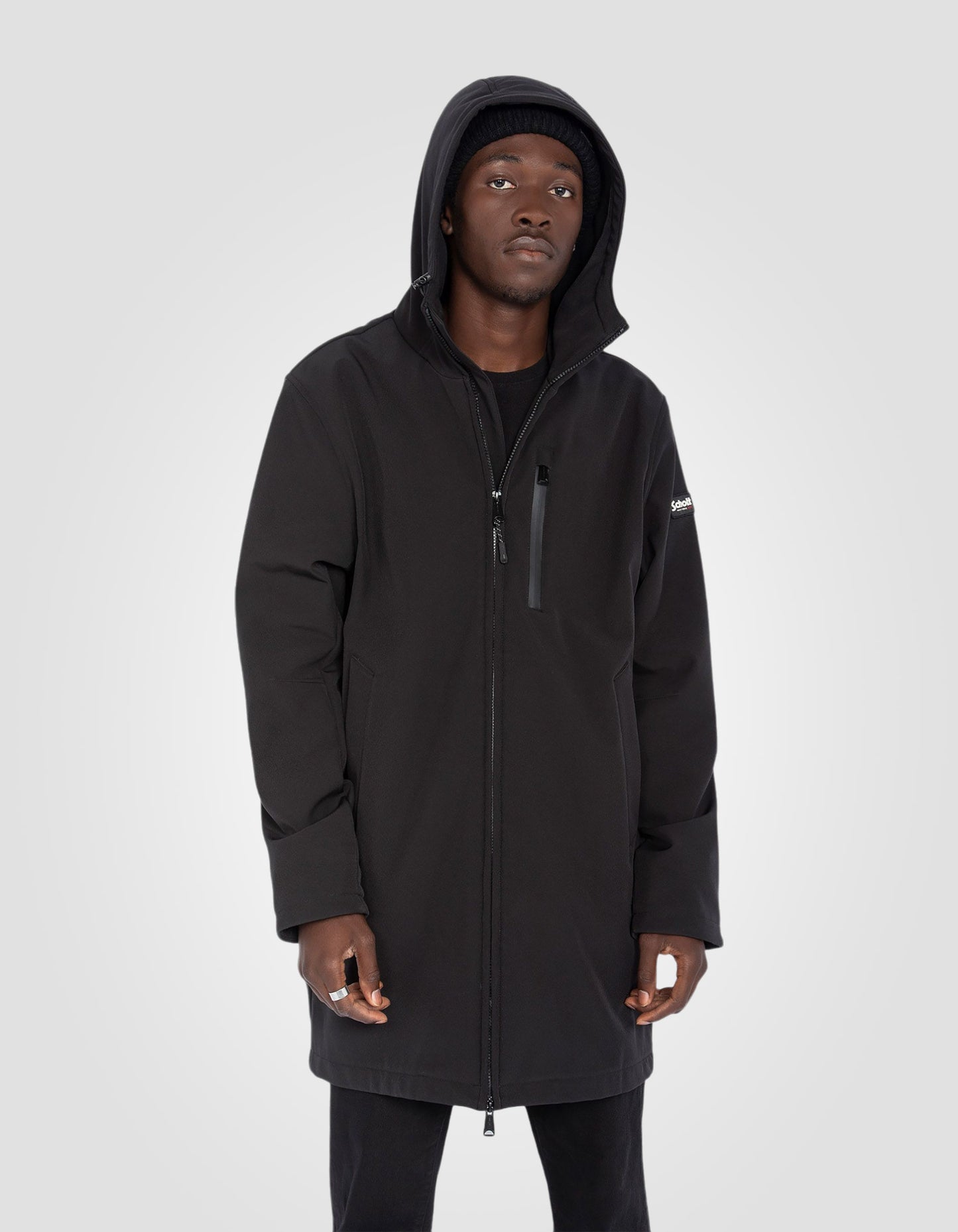 Blouson long urban déperlant