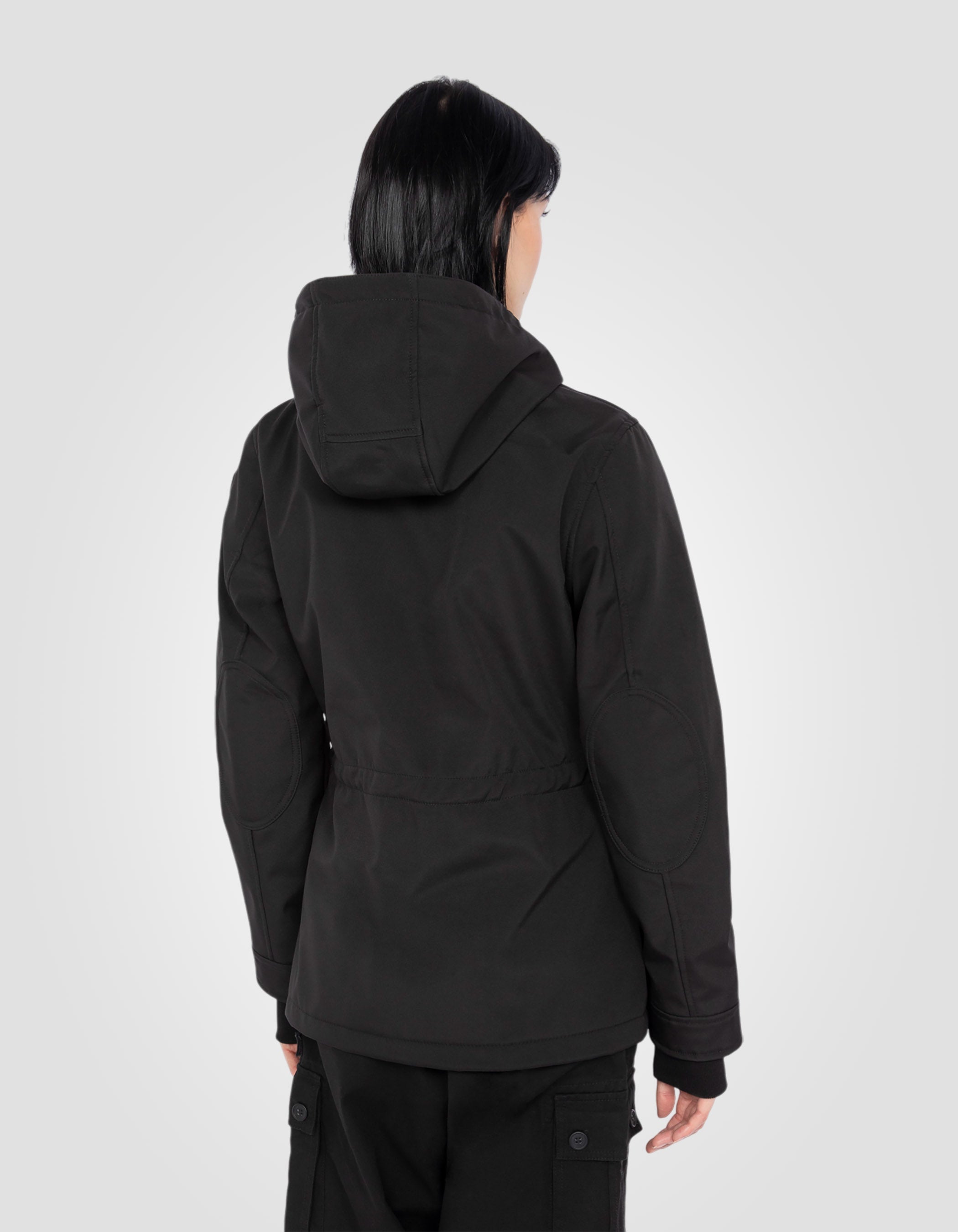 Short softshell parka, urban style-7