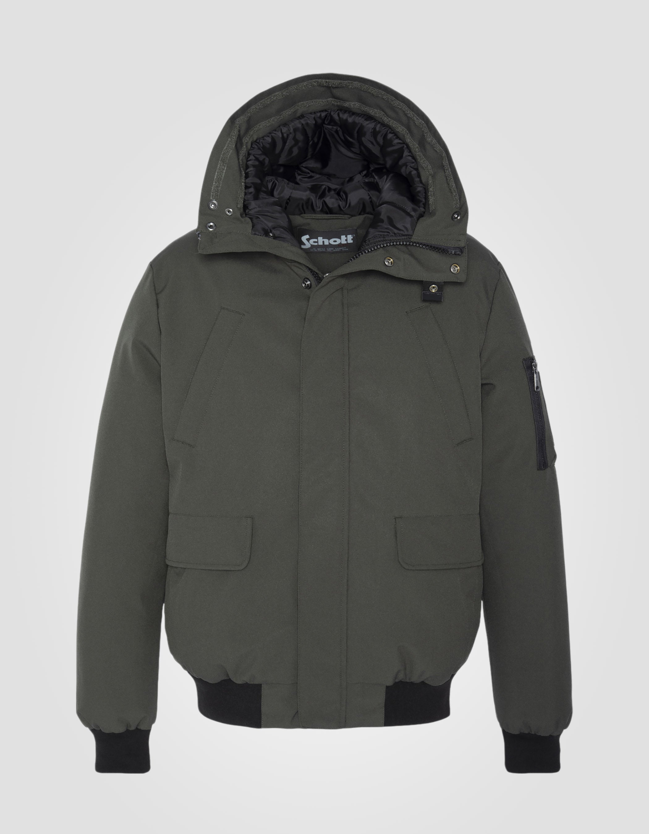 Kurzer Parka mit Kapuze-3