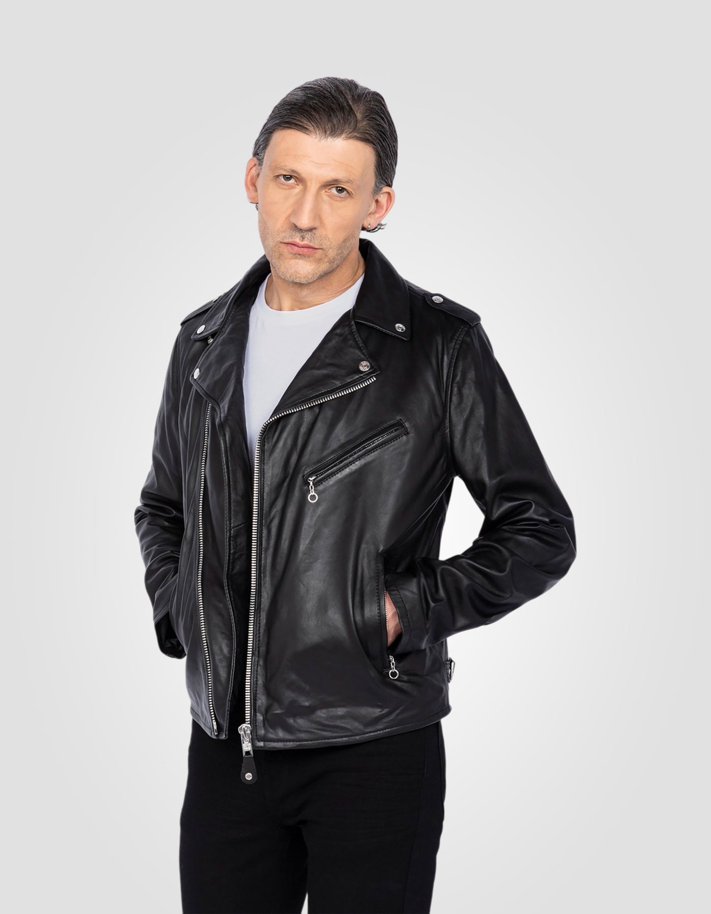 Blouson Perfecto®, cuir d'agneau