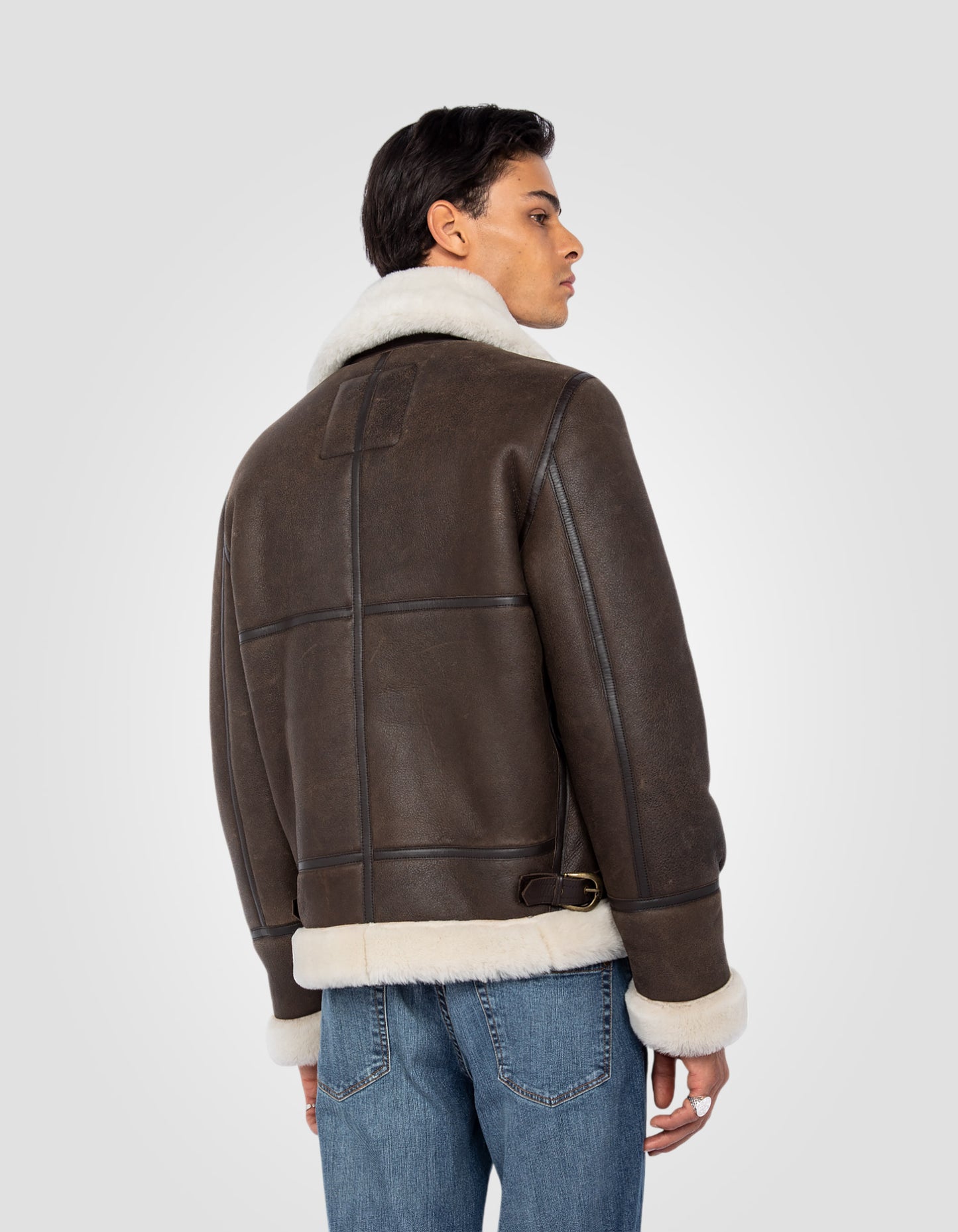 B-3 Bomber jacket, sheepskin leather