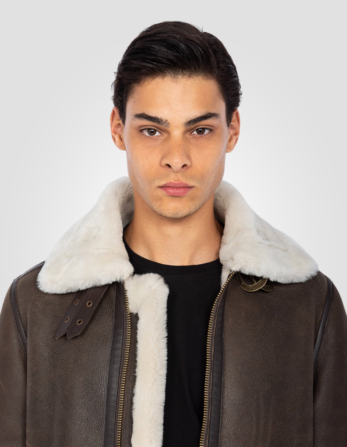 B-3 Bomber jacket, sheepskin leather