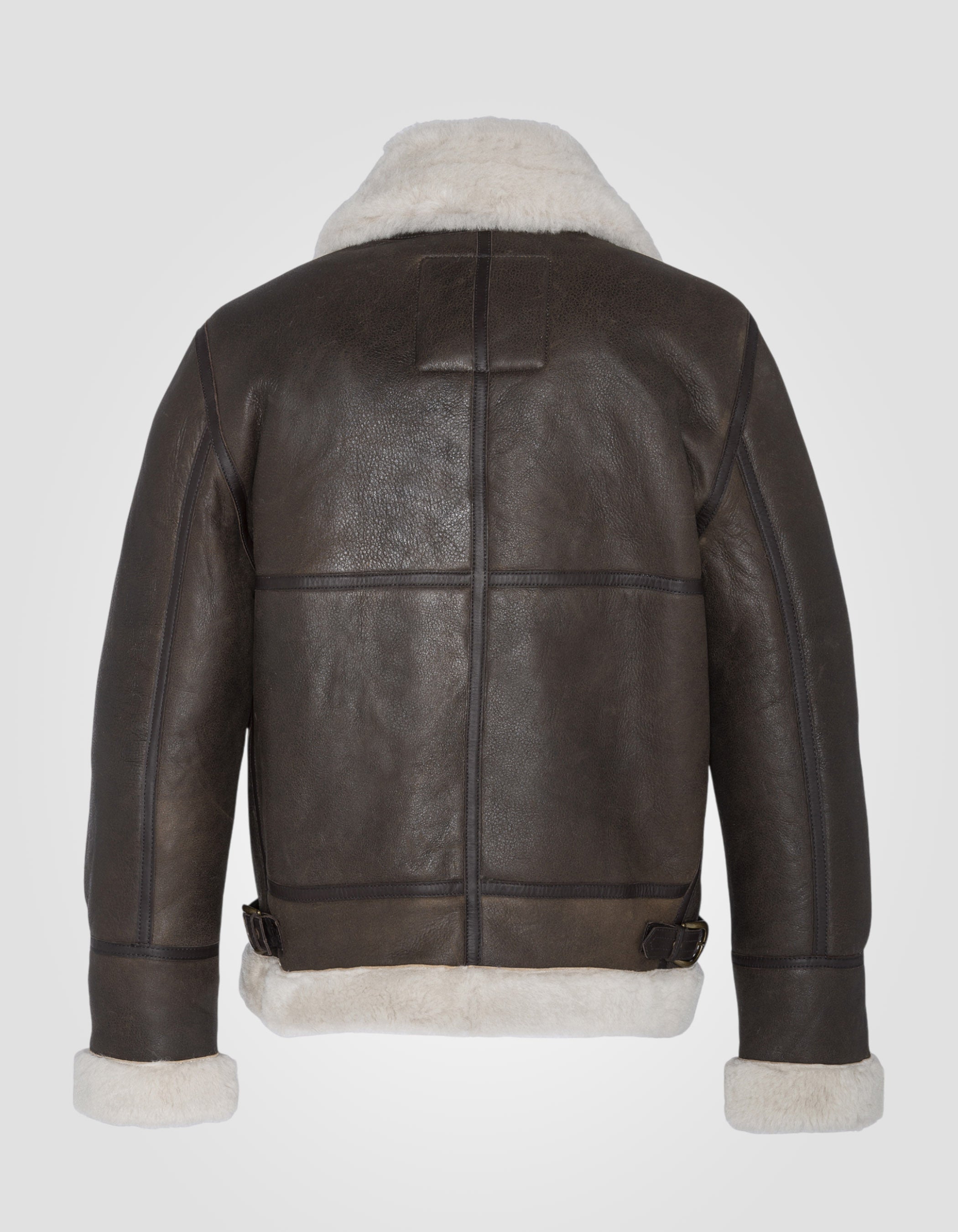 B-3 Bomber jacket, sheepskin leather-8