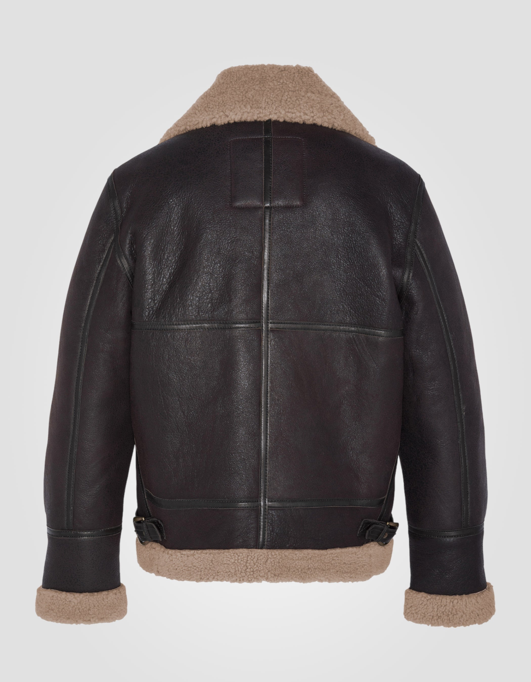 B-3 Bomber jacket, sheepskin leather, Plus size-2