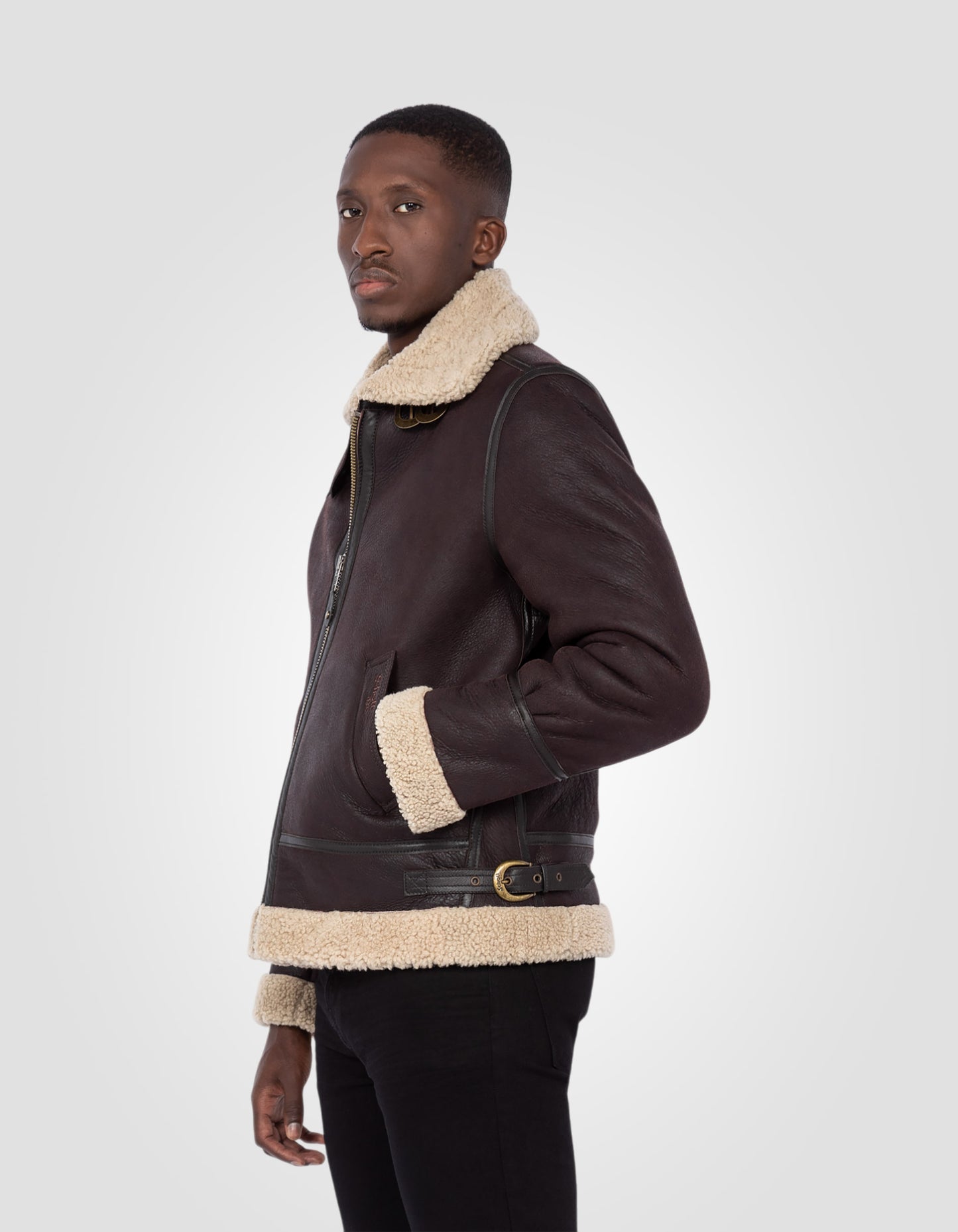 B-3 Bomber jacket, sheepskin leather