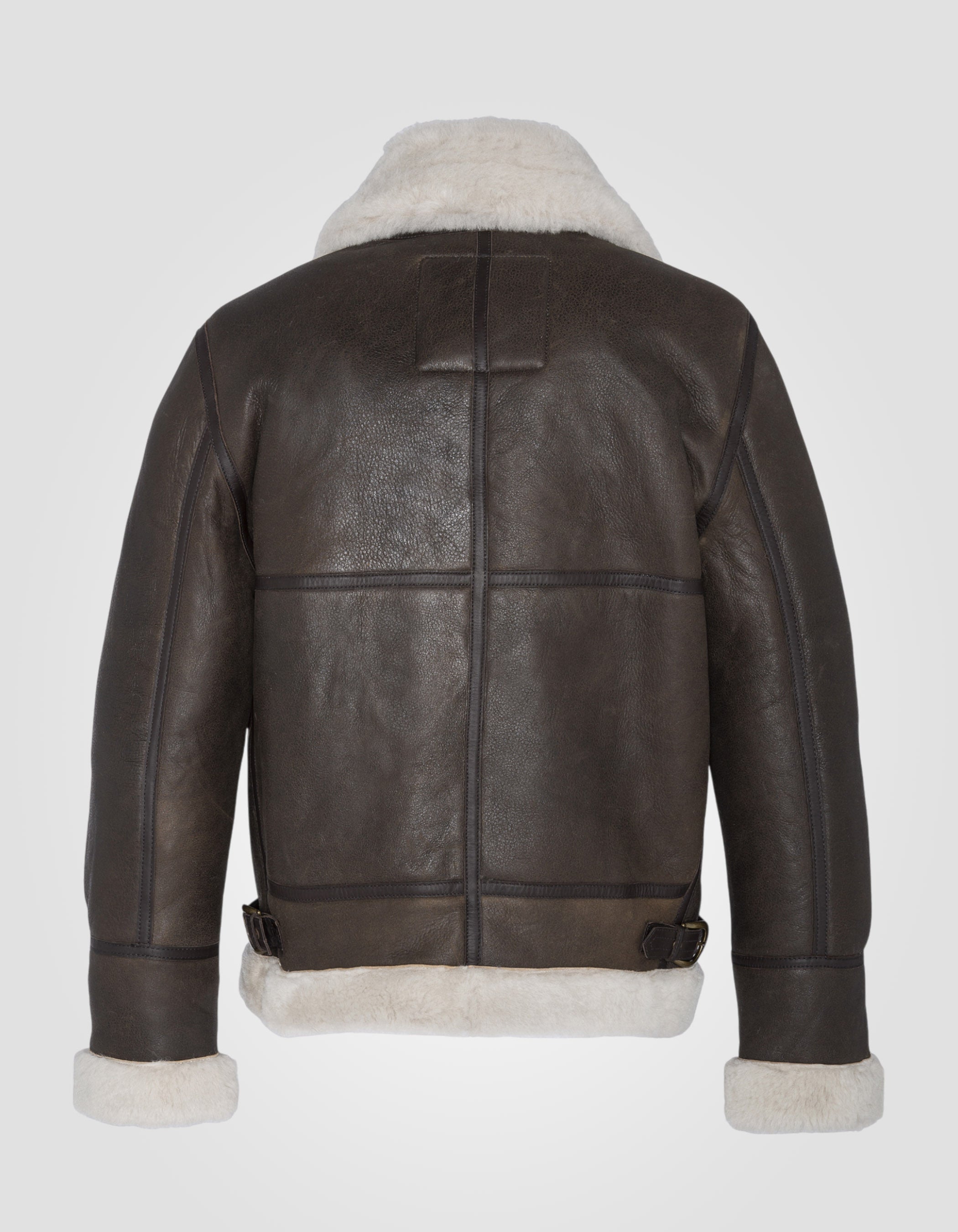 B-3 Bomber jacket, sheepskin leather, Plus size-7