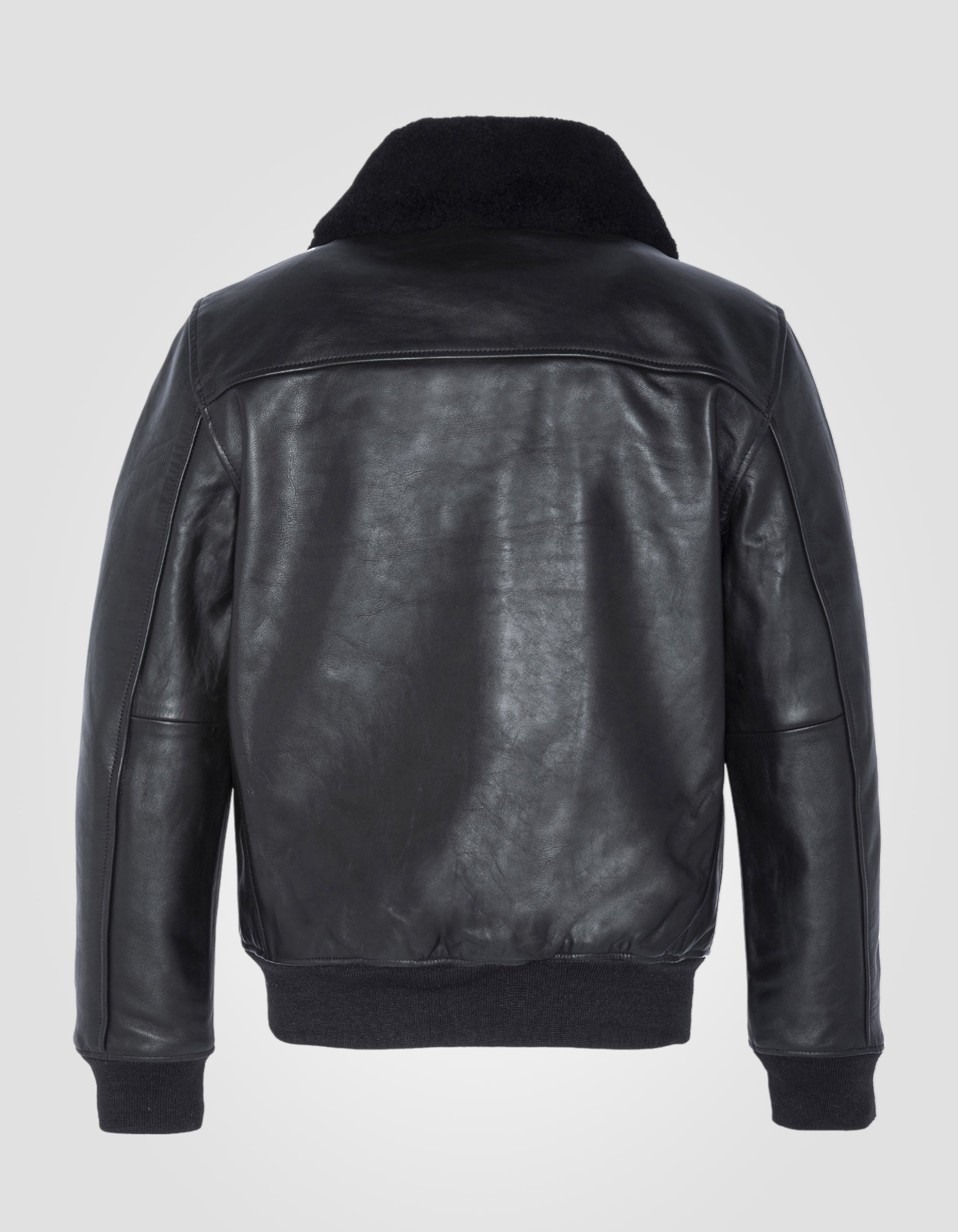 Flight jacket with removable interior, cowhide leather-2