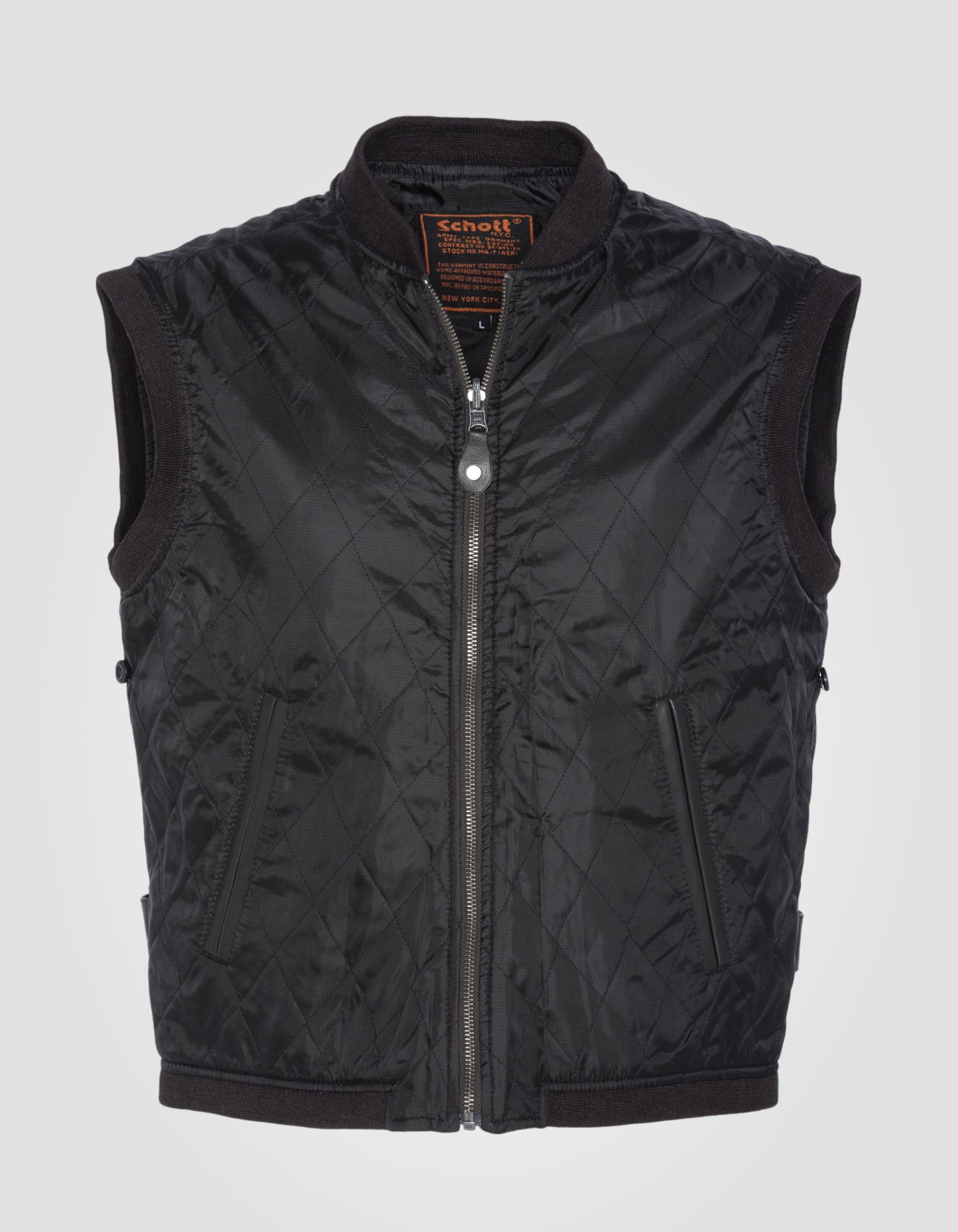 Flight jacket with removable interior, cowhide leather