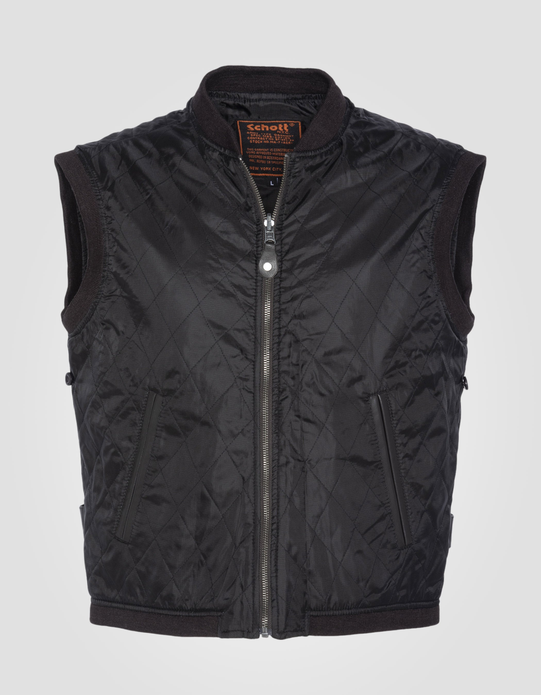 Flight jacket with removable interior, cowhide leather-8