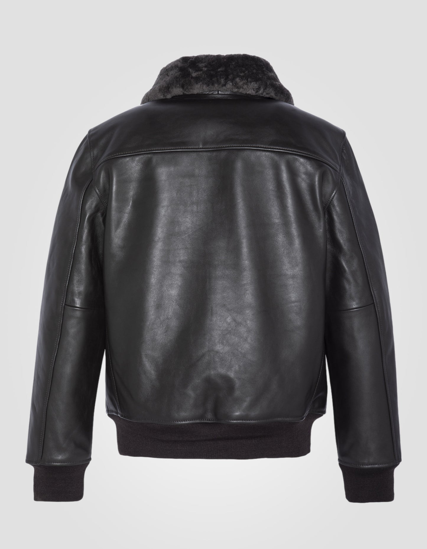 Flight jacket with removable interior, cowhide leather