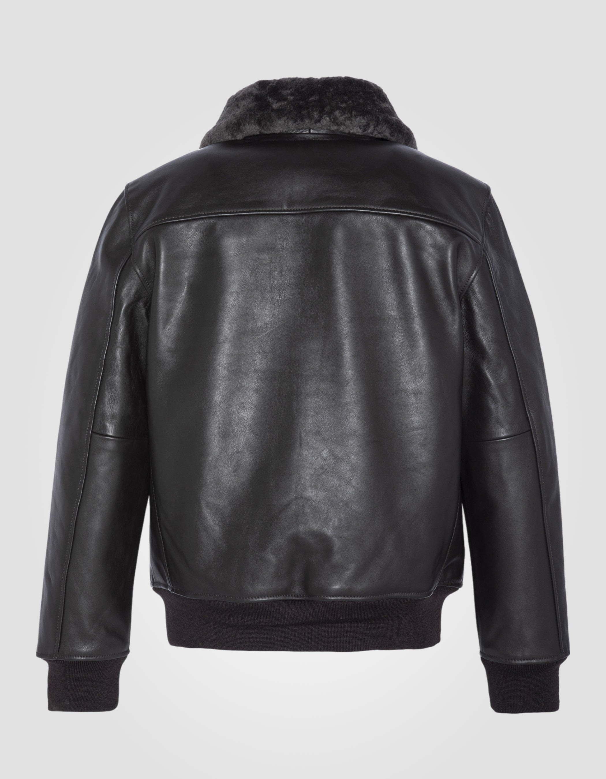 Flight jacket with removable interior, cowhide leather-10