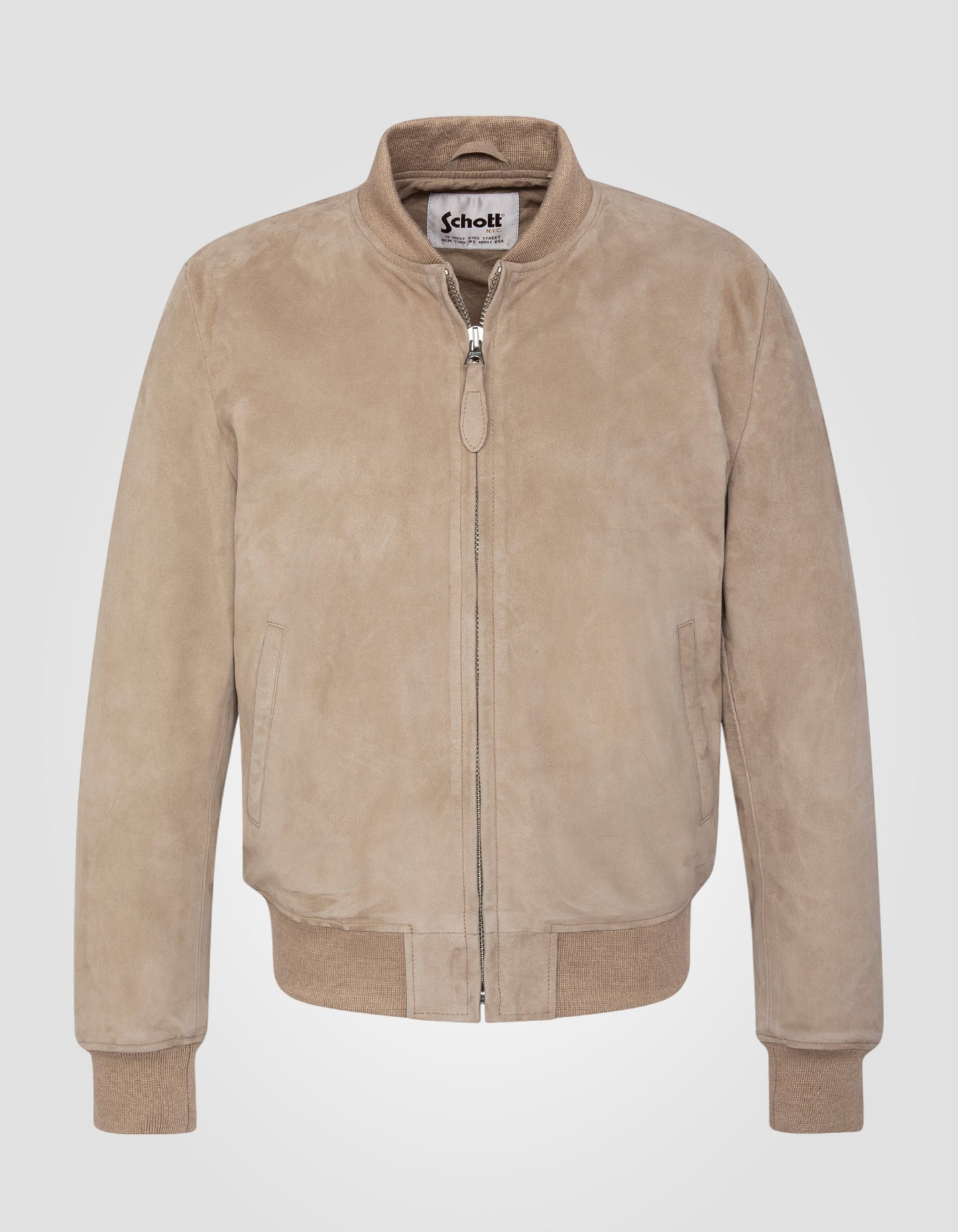 Blouson casual léger, cuir de chèvre