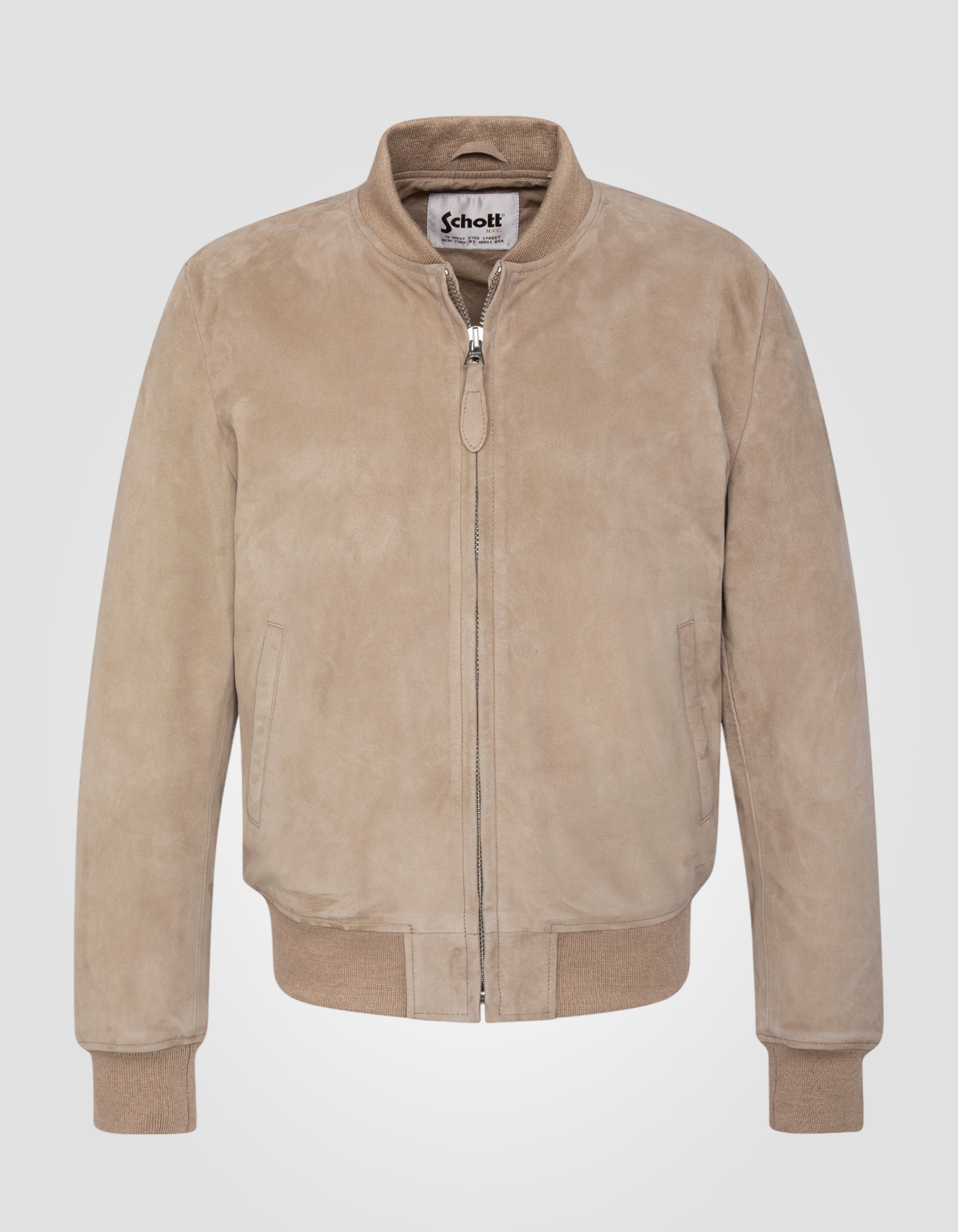 Lightweight casual jacket, goat leather-1