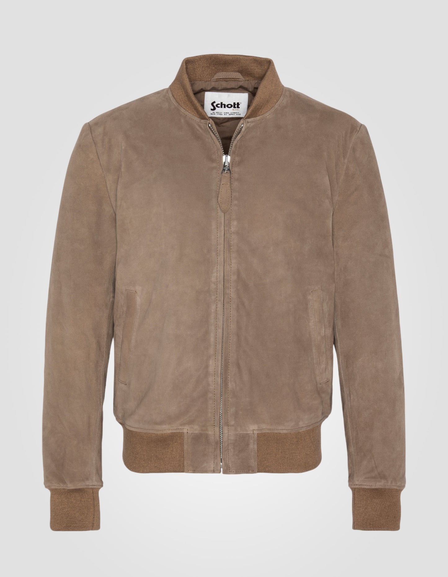 Blouson casual léger, cuir de chèvre