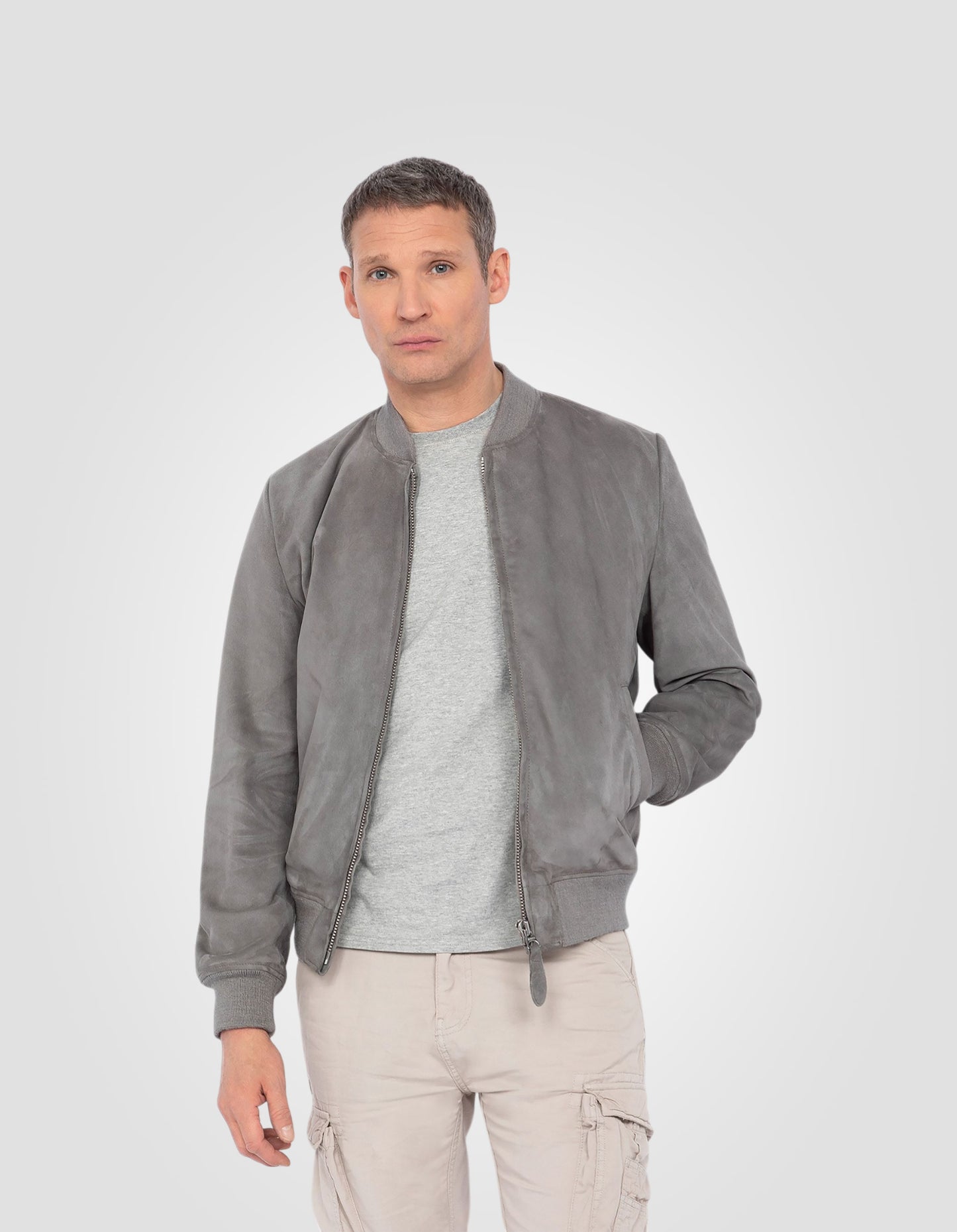 Lightweight casual jacket, goat leather