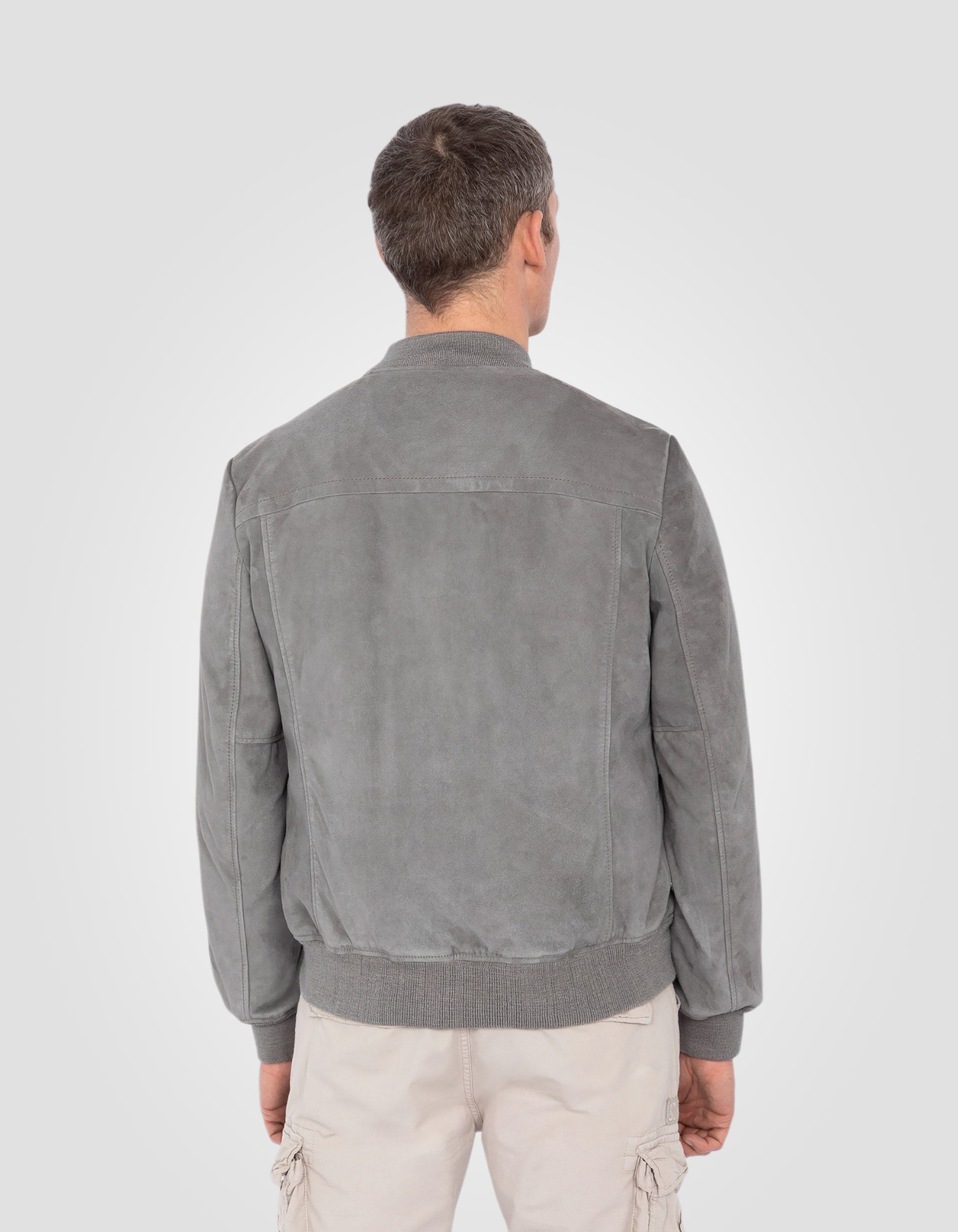 Lightweight casual jacket, goat leather-6