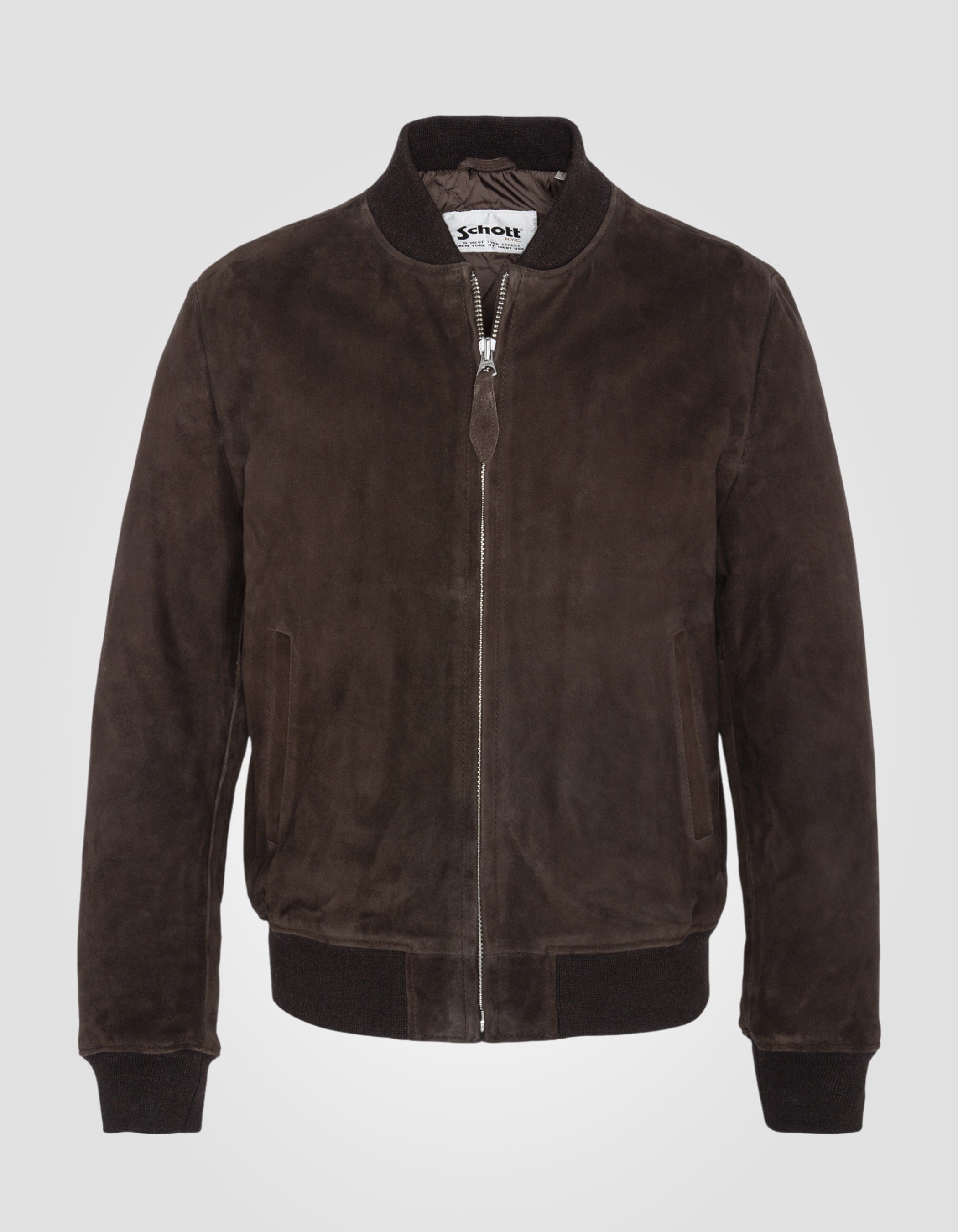 Suede casual jacket, goat suede-1