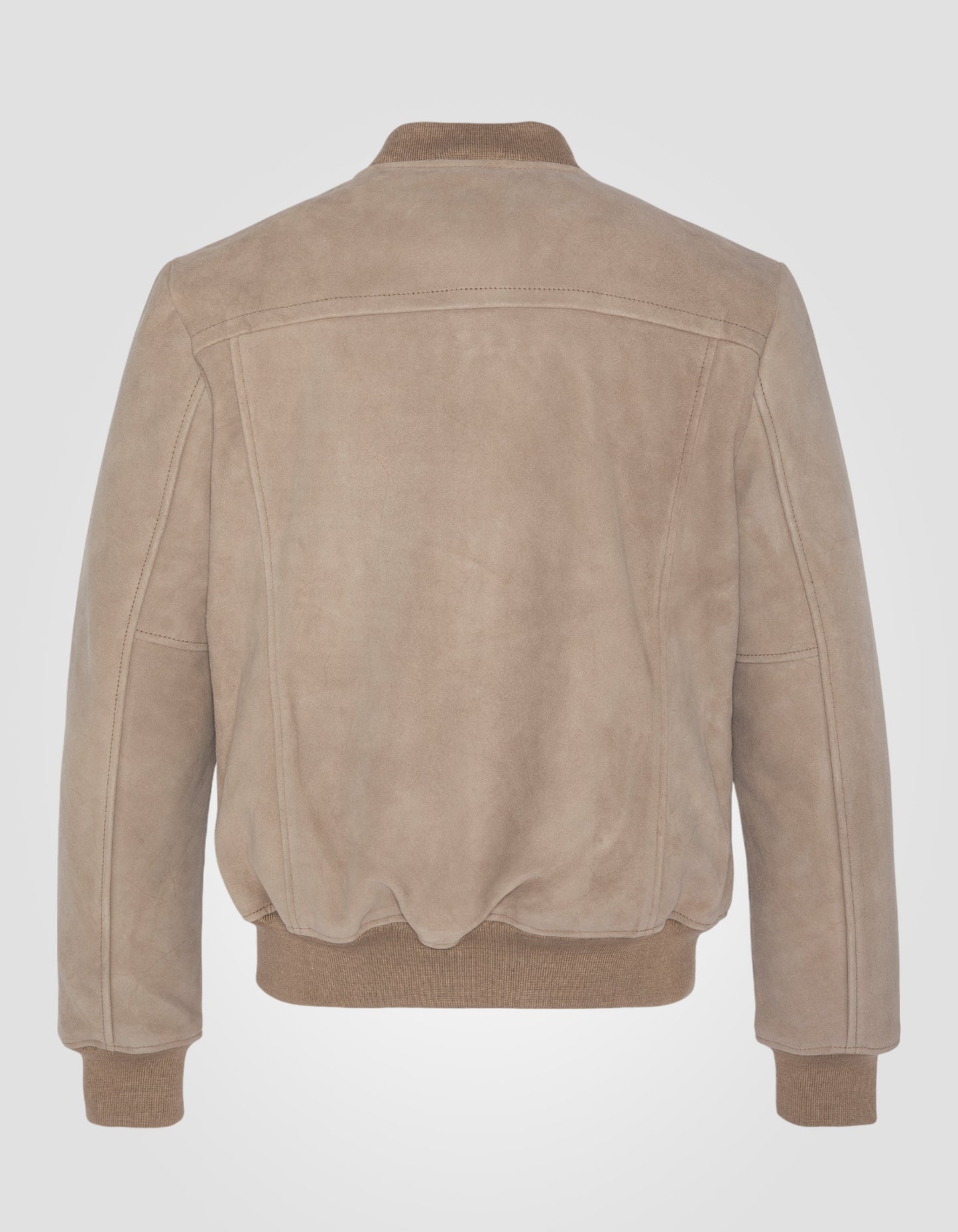 Blouson casual suédé, cuir de chèvre