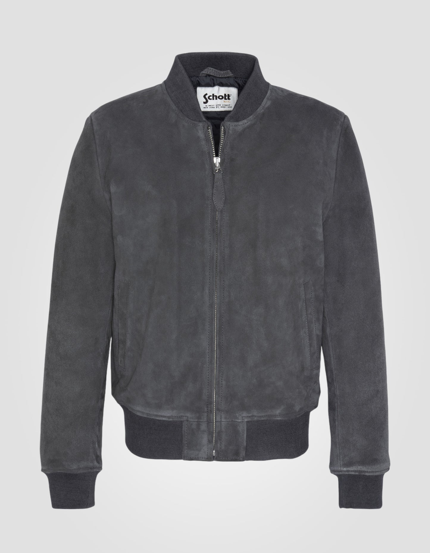 Blouson casual suédé, cuir de chèvre