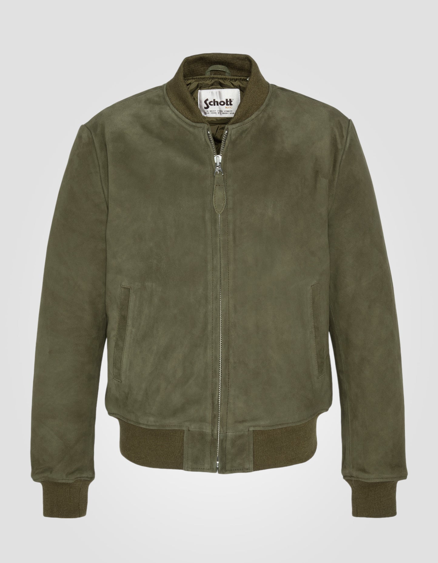 Blouson casual suédé, cuir de chèvre