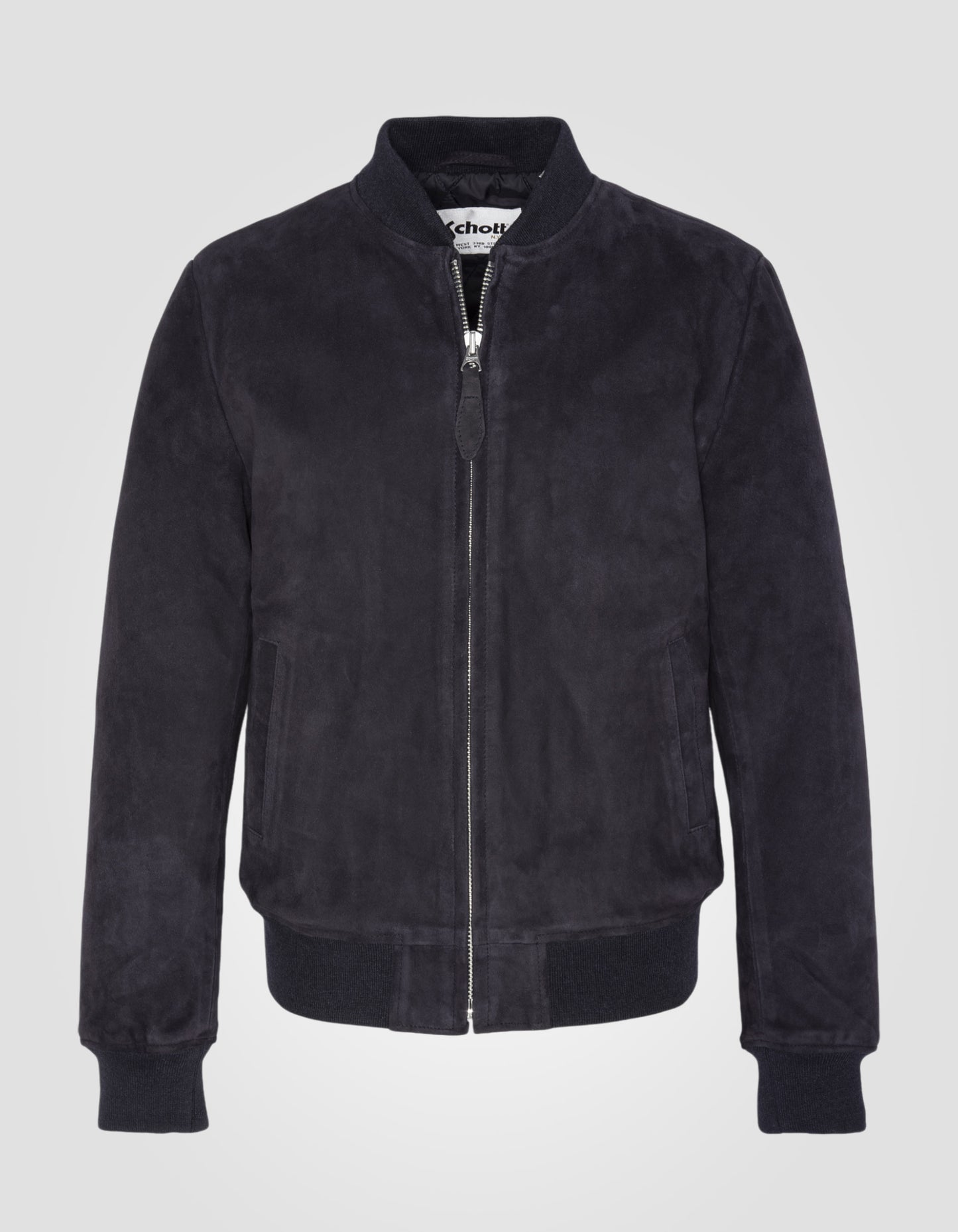 Blouson casual suédé, cuir de chèvre