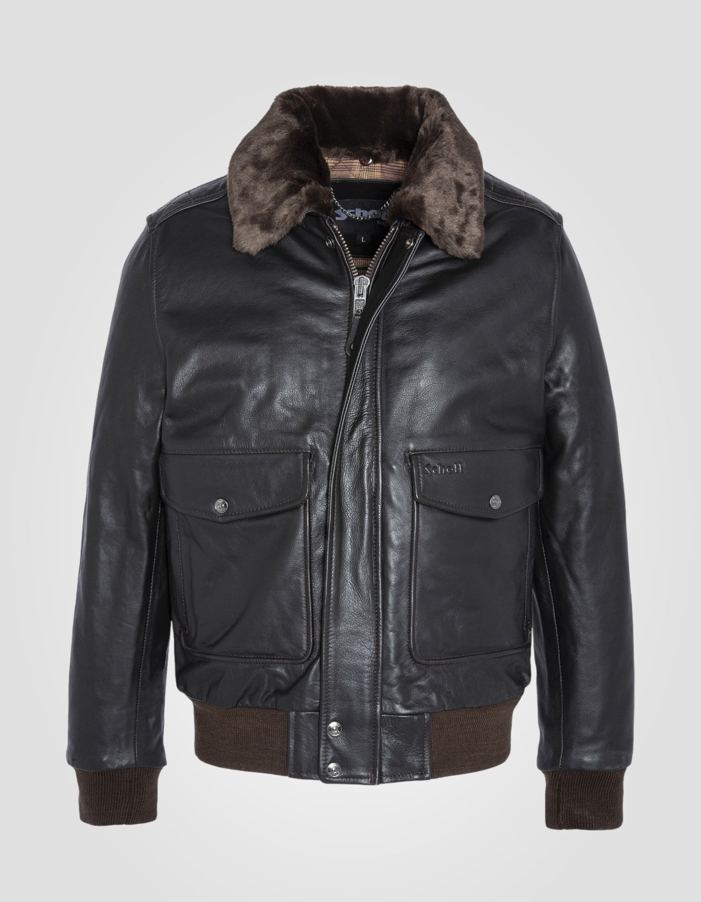 Vintage A-2 flight jacket, cowhide leather