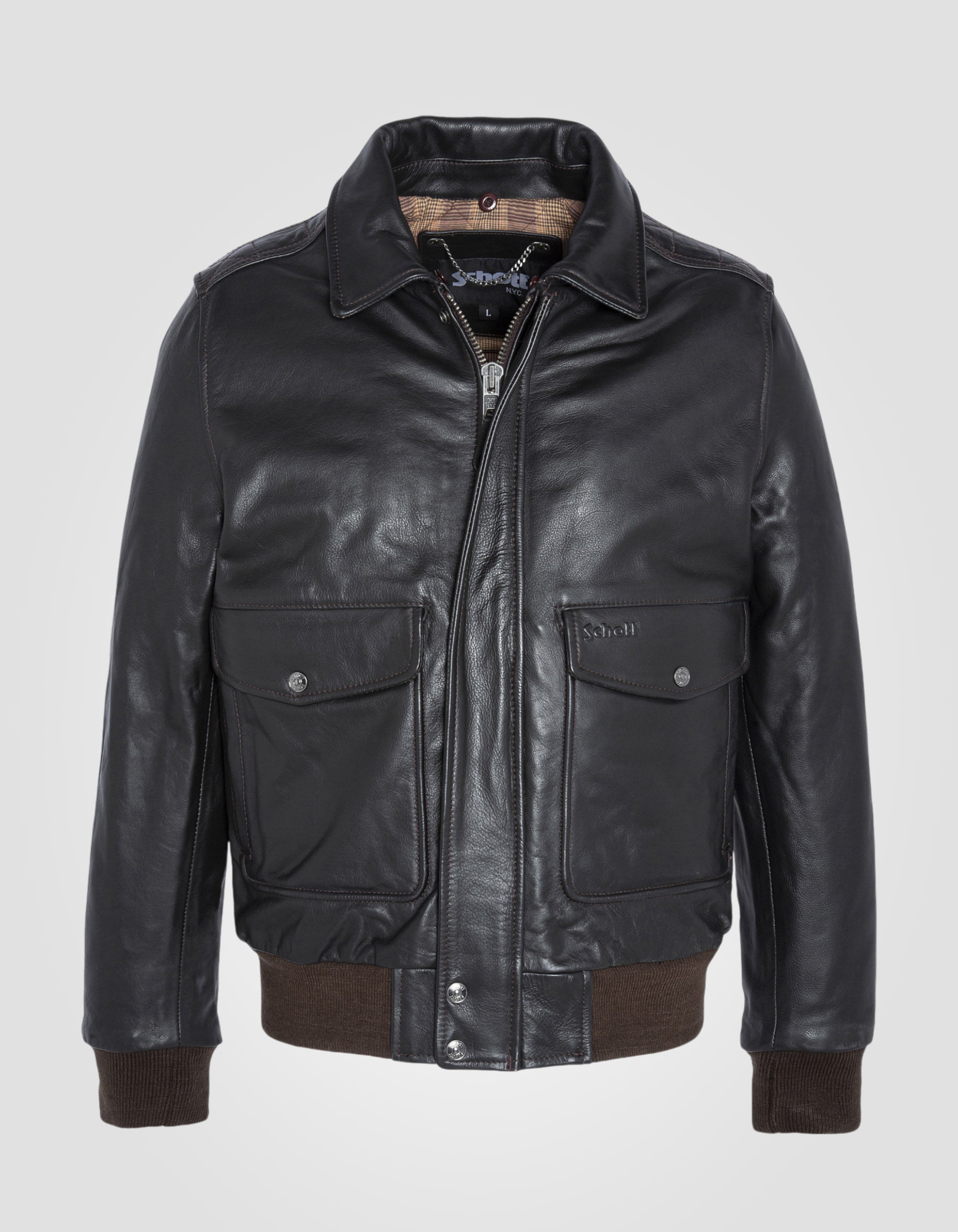 Vintage A-2 flight jacket, cowhide leather-7